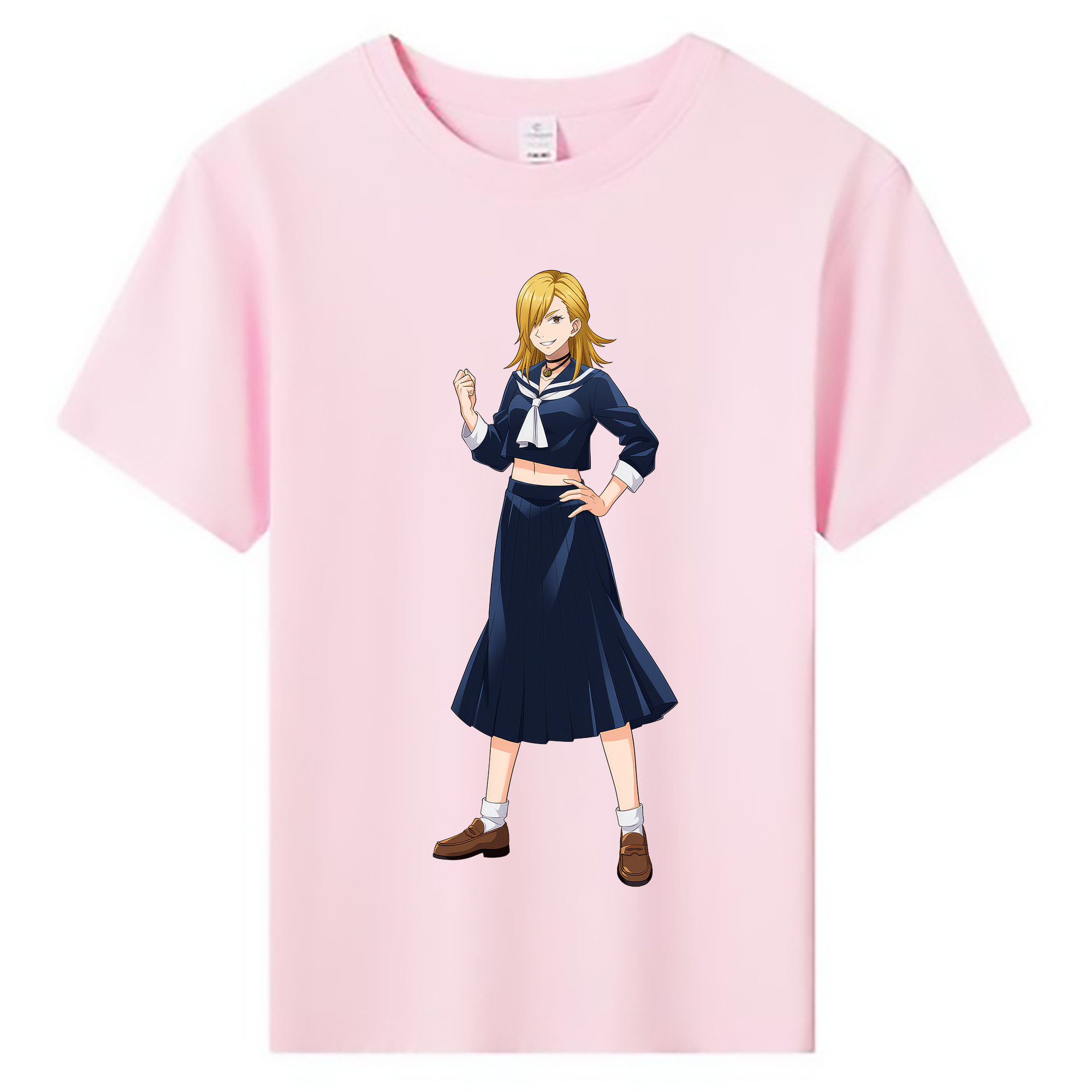 （画像用） 呪術廻戦 Jujutsu Kaisen 綿100％キッズTシャツ（フロントプリント）
