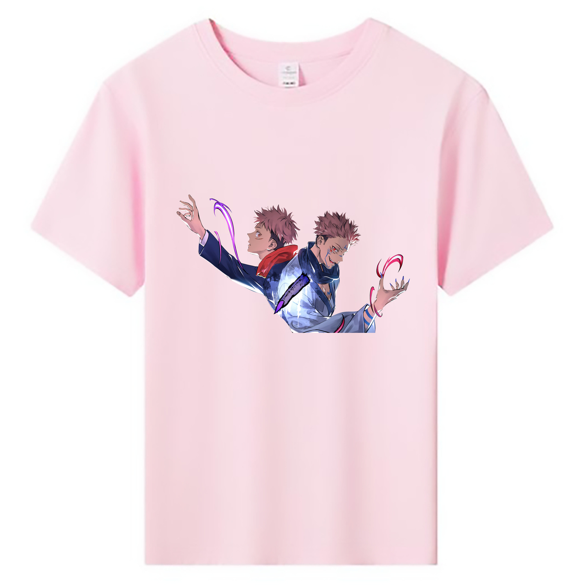 （画像用） 呪術廻戦 Jujutsu Kaisen 綿100％キッズTシャツ（フロントプリント）