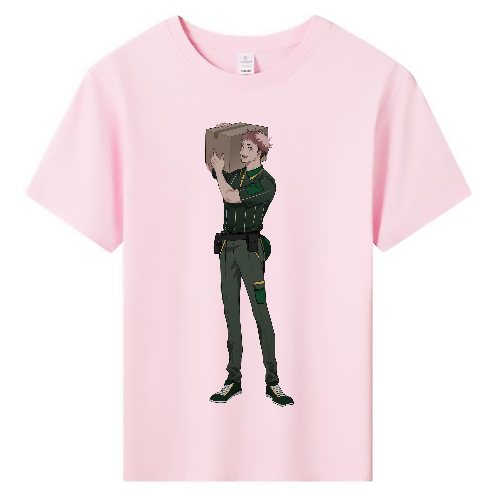 （画像用） 呪術廻戦 Jujutsu Kaisen 綿100％キッズTシャツ（フロントプリント）