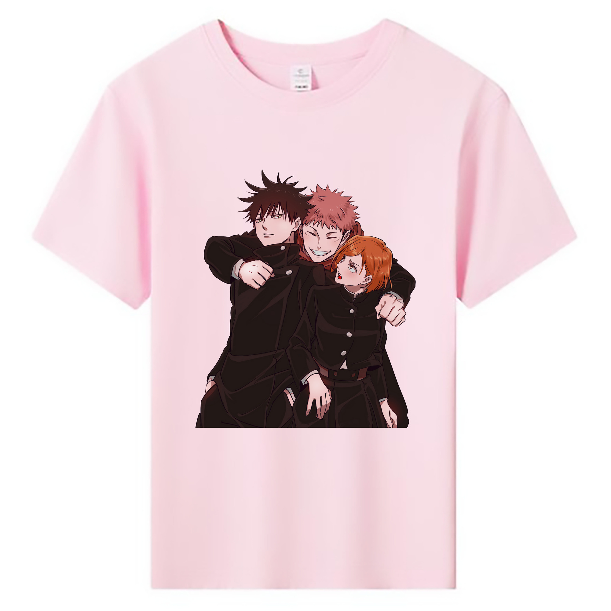 （画像用） 呪術廻戦 Jujutsu Kaisen 綿100％キッズTシャツ（フロントプリント）