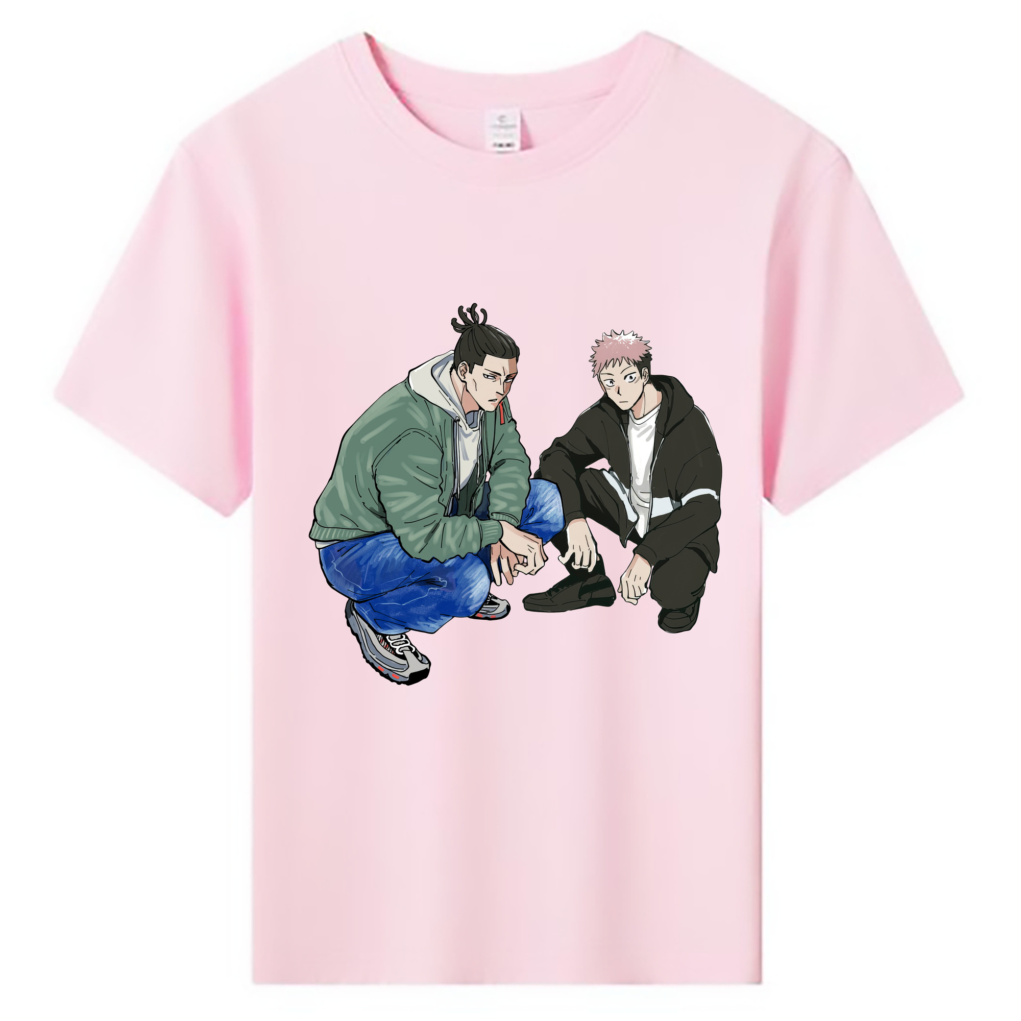 （画像用） 呪術廻戦 Jujutsu Kaisen 綿100％キッズTシャツ（フロントプリント）