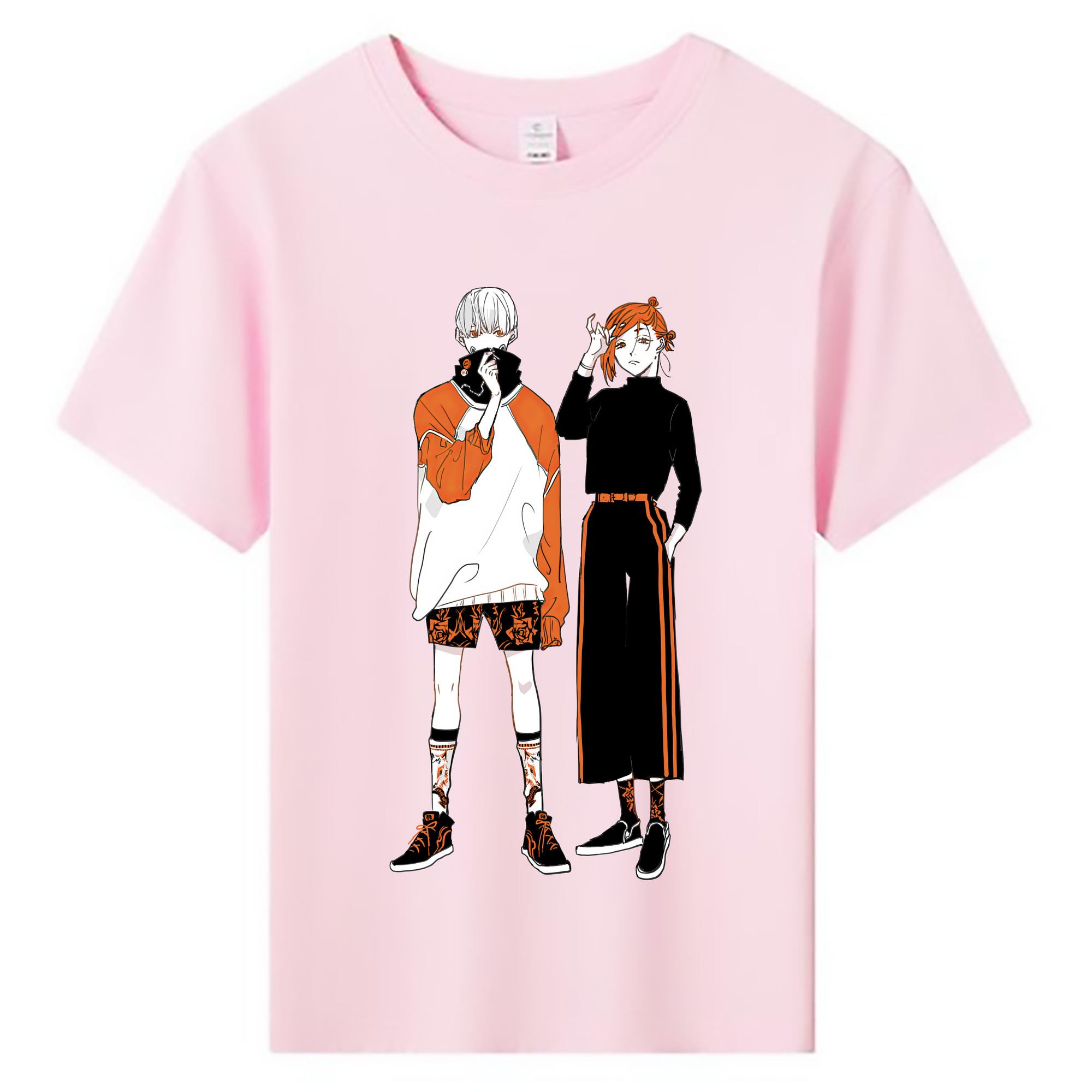（画像用） 呪術廻戦 Jujutsu Kaisen 綿100％キッズTシャツ（フロントプリント）
