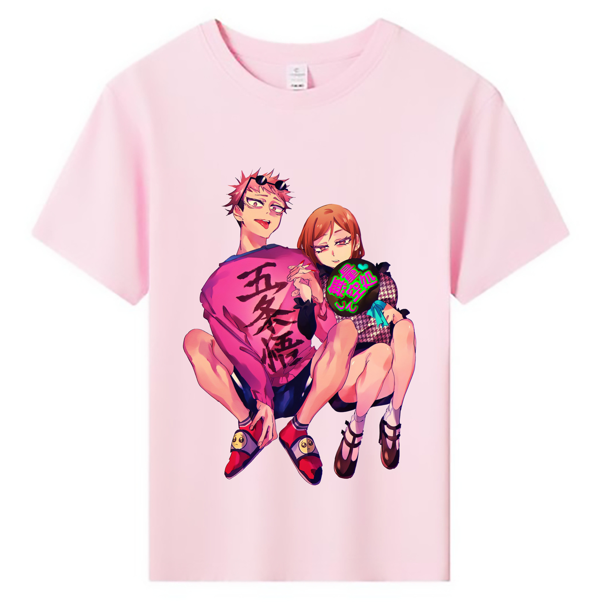（画像用） 呪術廻戦 Jujutsu Kaisen 綿100％キッズTシャツ（フロントプリント）