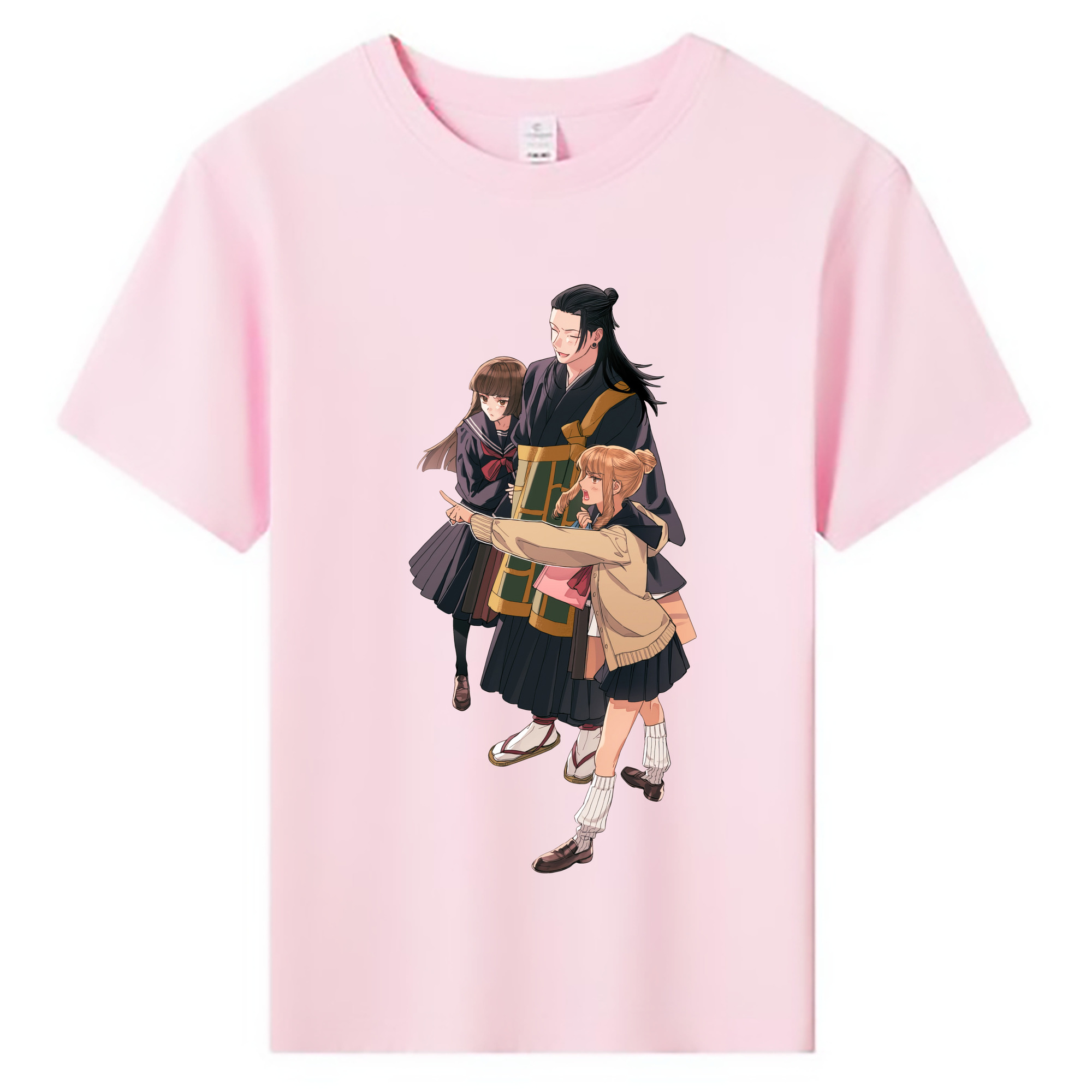 （画像用） 呪術廻戦 Jujutsu Kaisen 綿100％キッズTシャツ（フロントプリント）