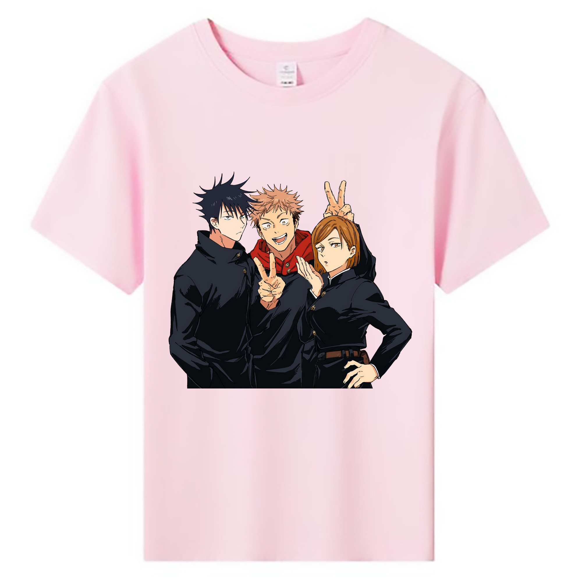（画像用） 呪術廻戦 Jujutsu Kaisen 綿100％キッズTシャツ（フロントプリント）