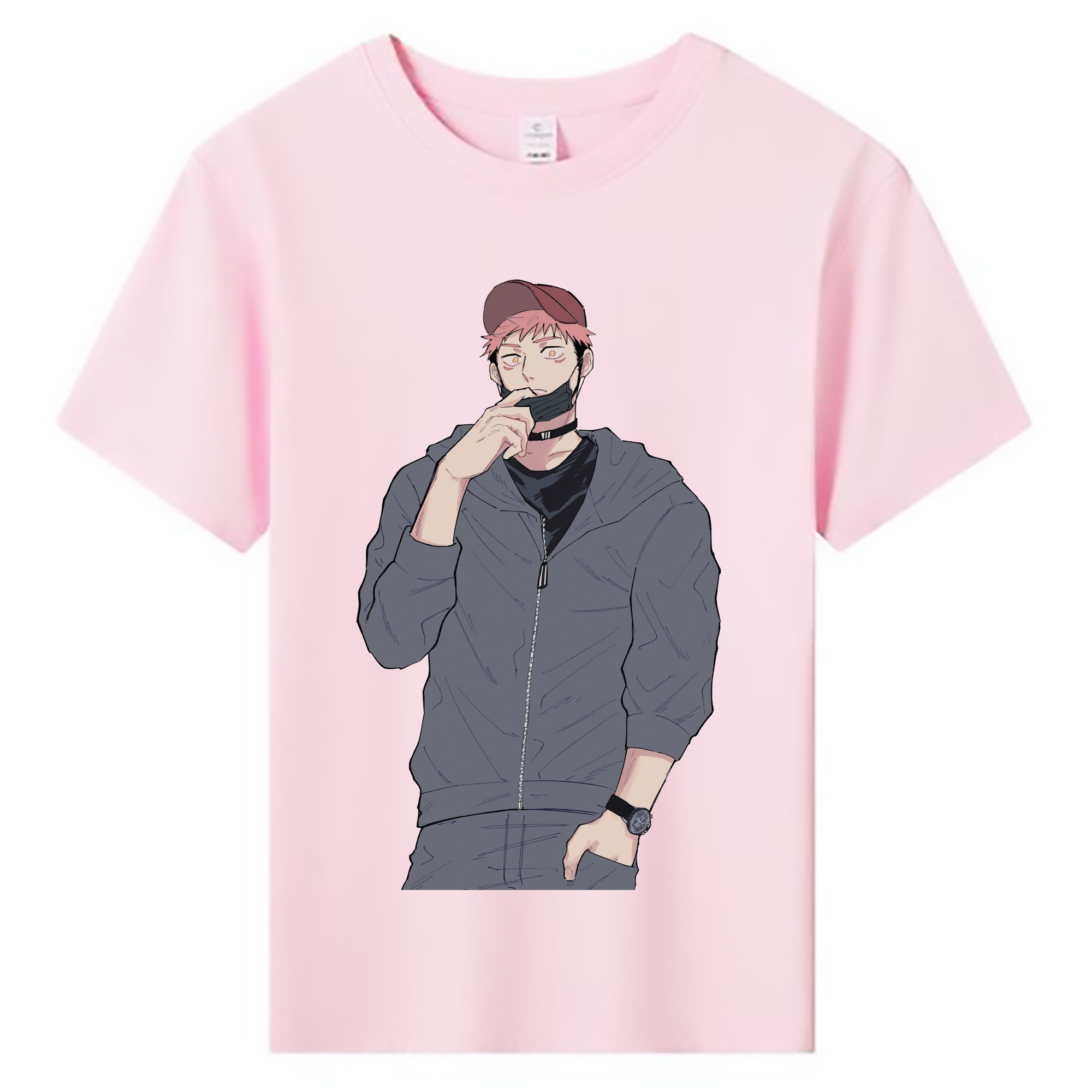 （画像用） 呪術廻戦 Jujutsu Kaisen 綿100％キッズTシャツ（フロントプリント）