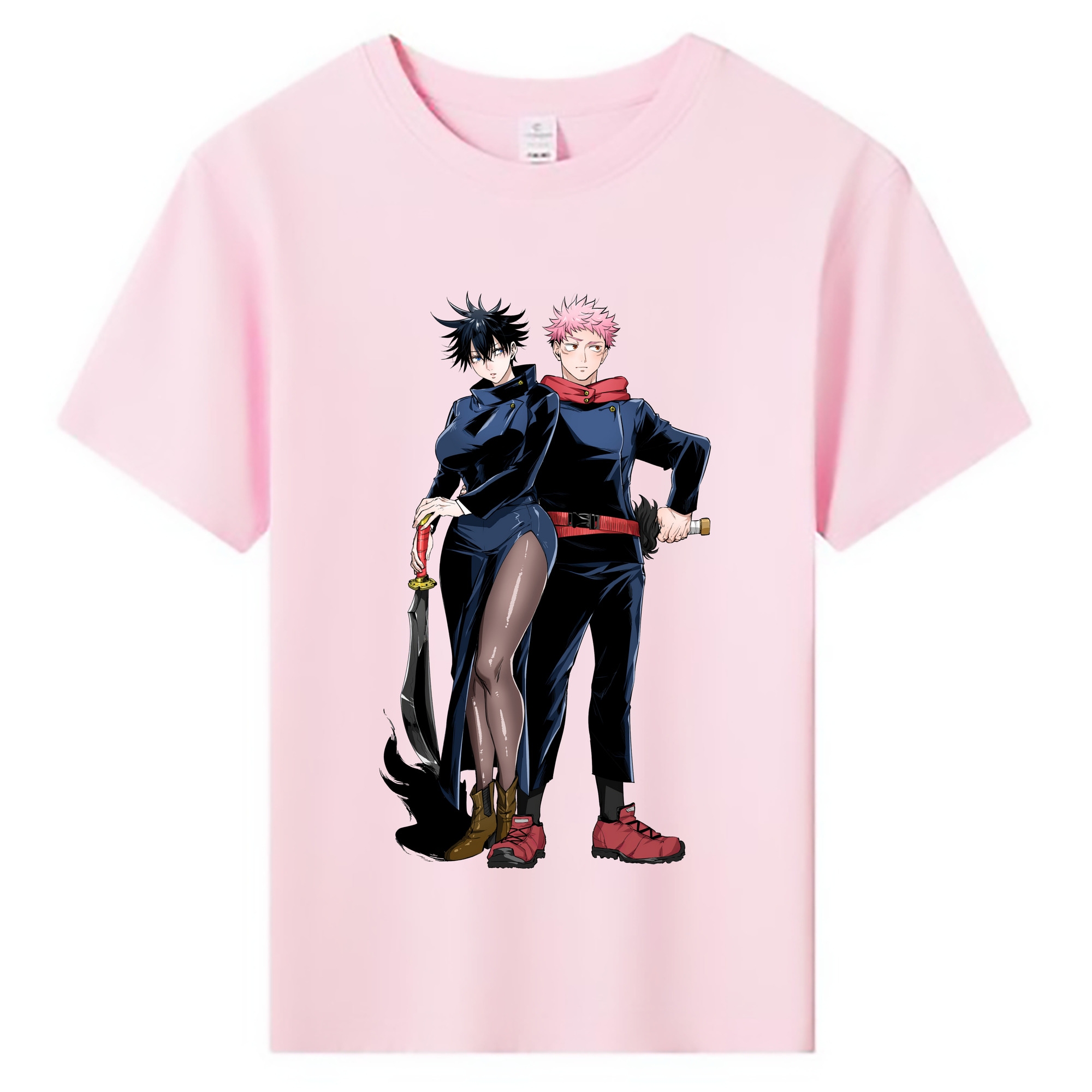 （画像用） 呪術廻戦 Jujutsu Kaisen 綿100％キッズTシャツ（フロントプリント）
