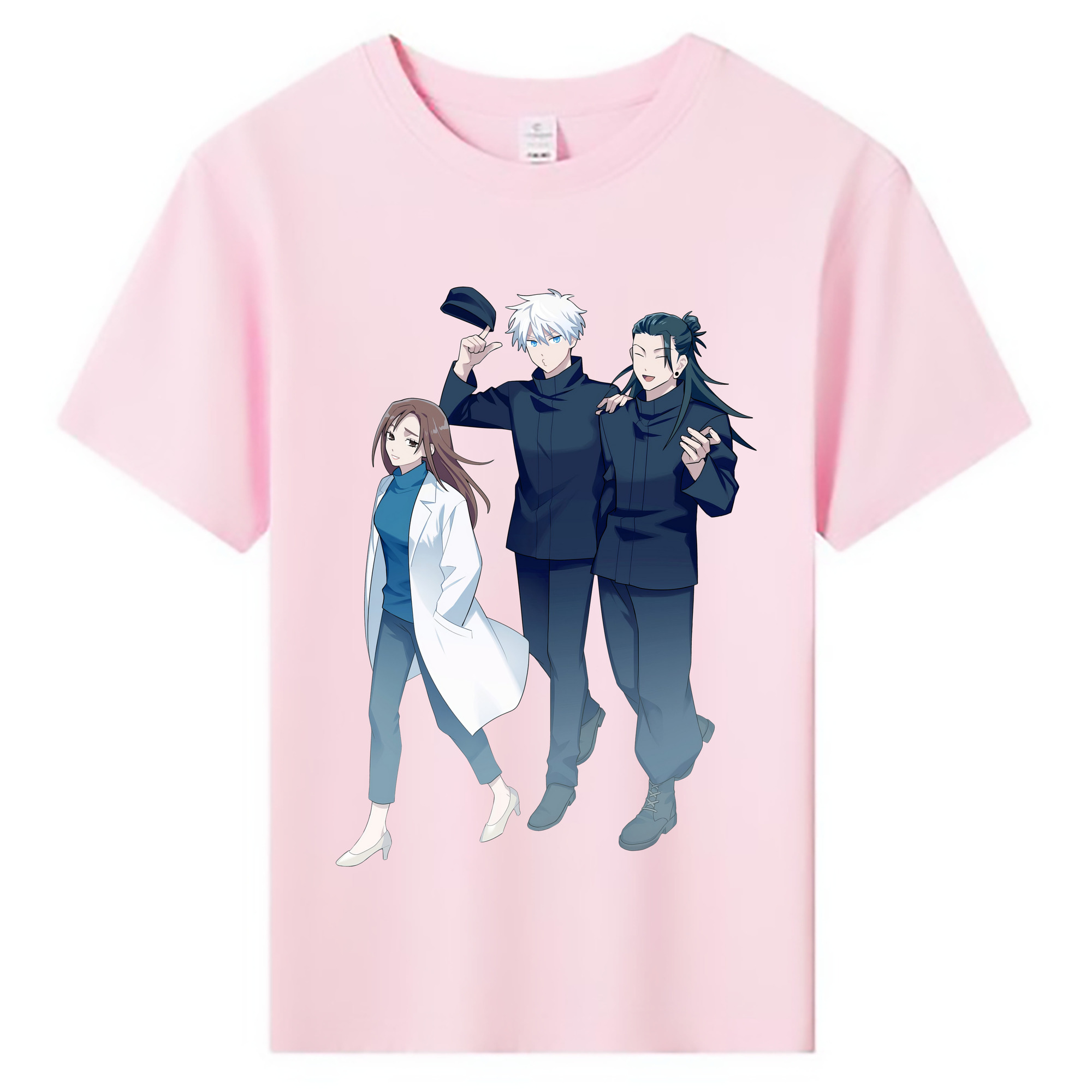 （画像用） 呪術廻戦 Jujutsu Kaisen 綿100％キッズTシャツ（フロントプリント）