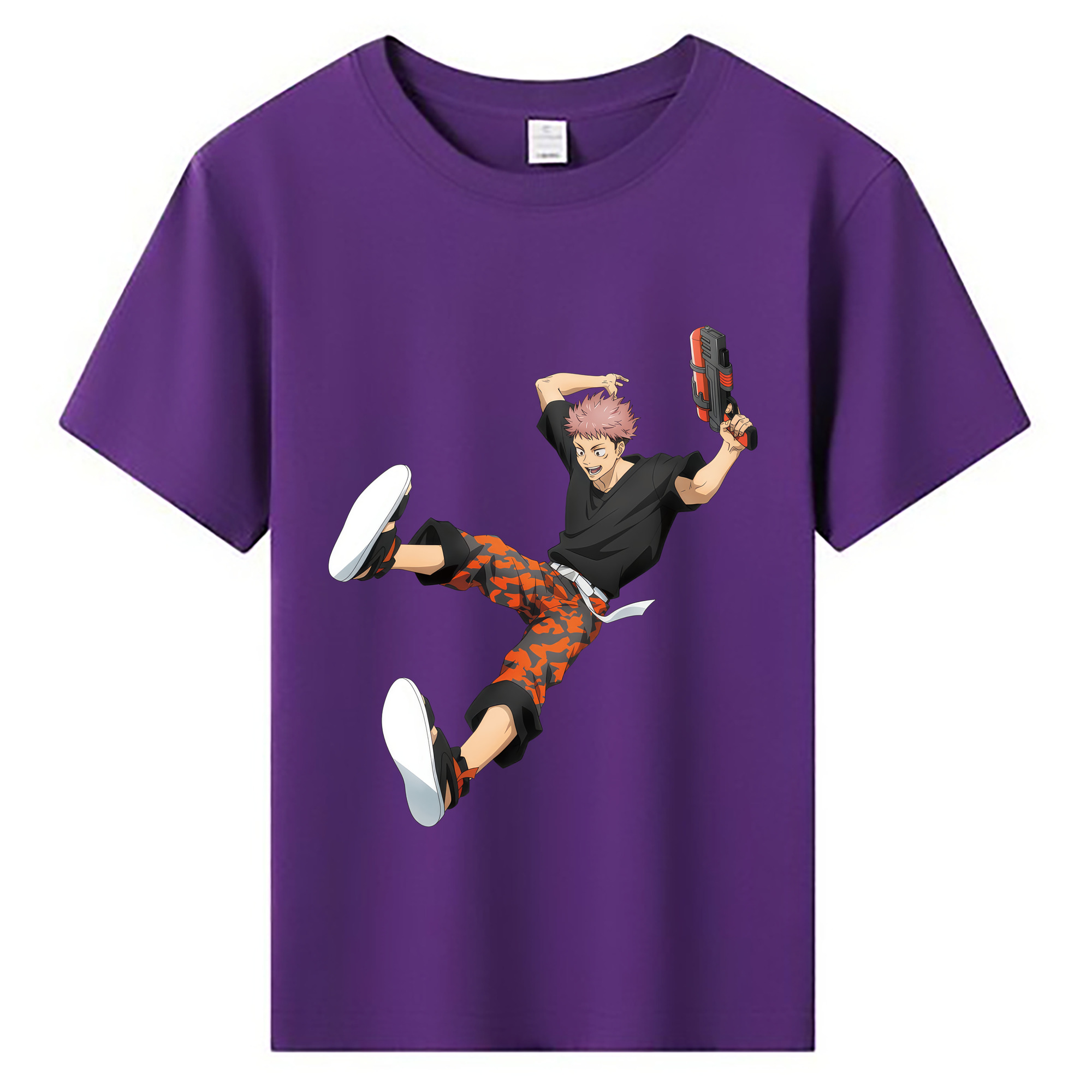 （画像用） 呪術廻戦 Jujutsu Kaisen 綿100％キッズTシャツ（フロントプリント）