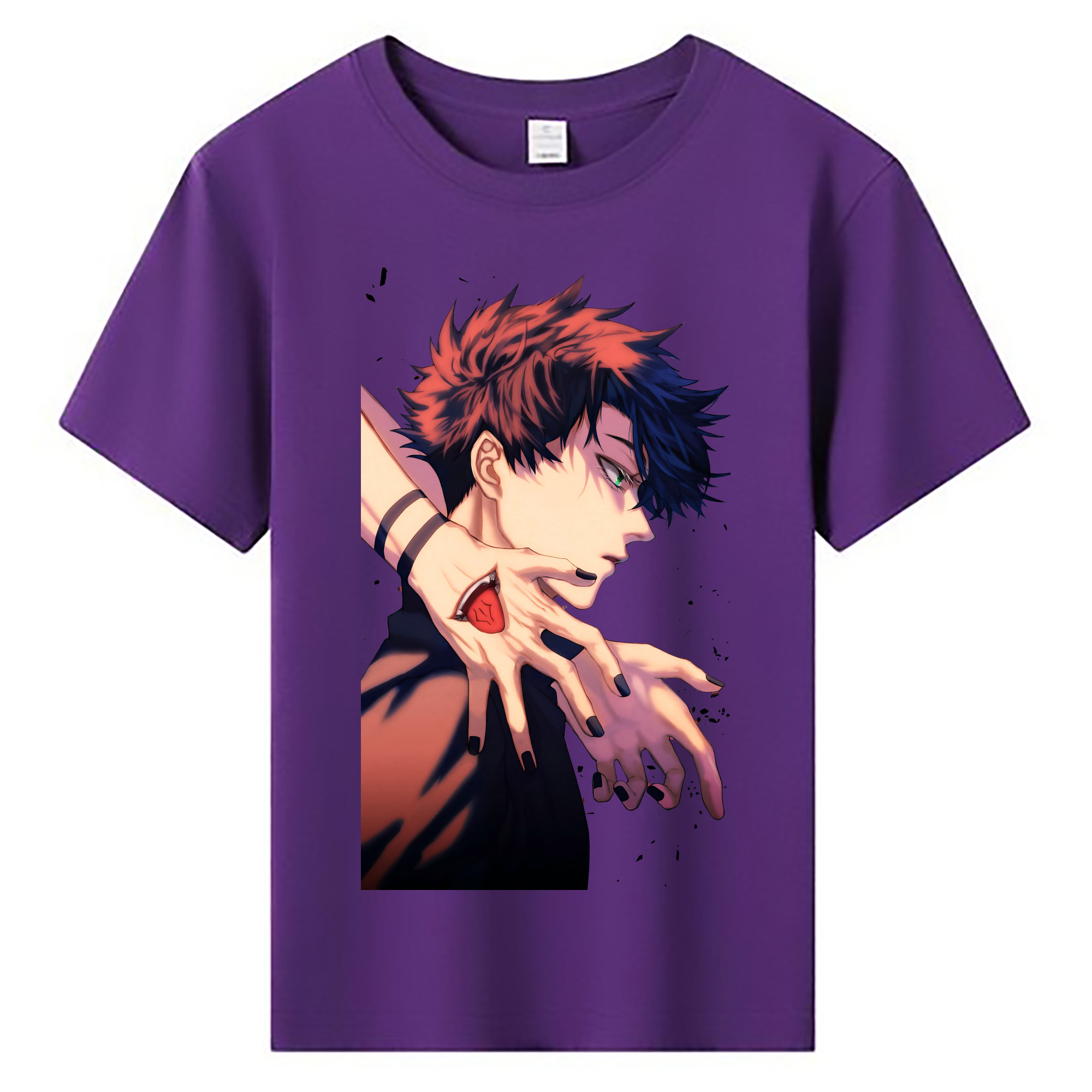 （画像用） 呪術廻戦 Jujutsu Kaisen 綿100％キッズTシャツ（フロントプリント）