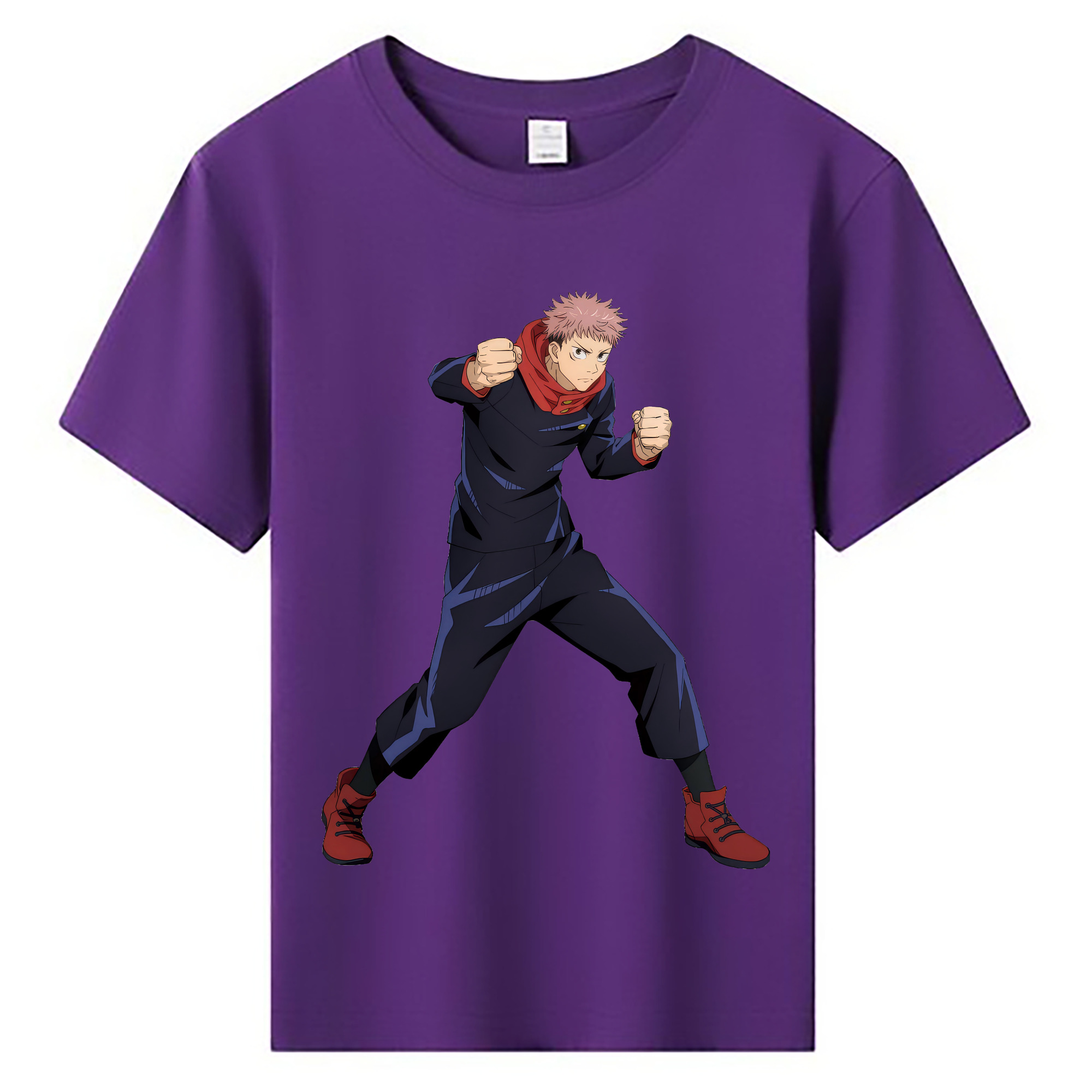 （画像用） 呪術廻戦 Jujutsu Kaisen 綿100％キッズTシャツ（フロントプリント）