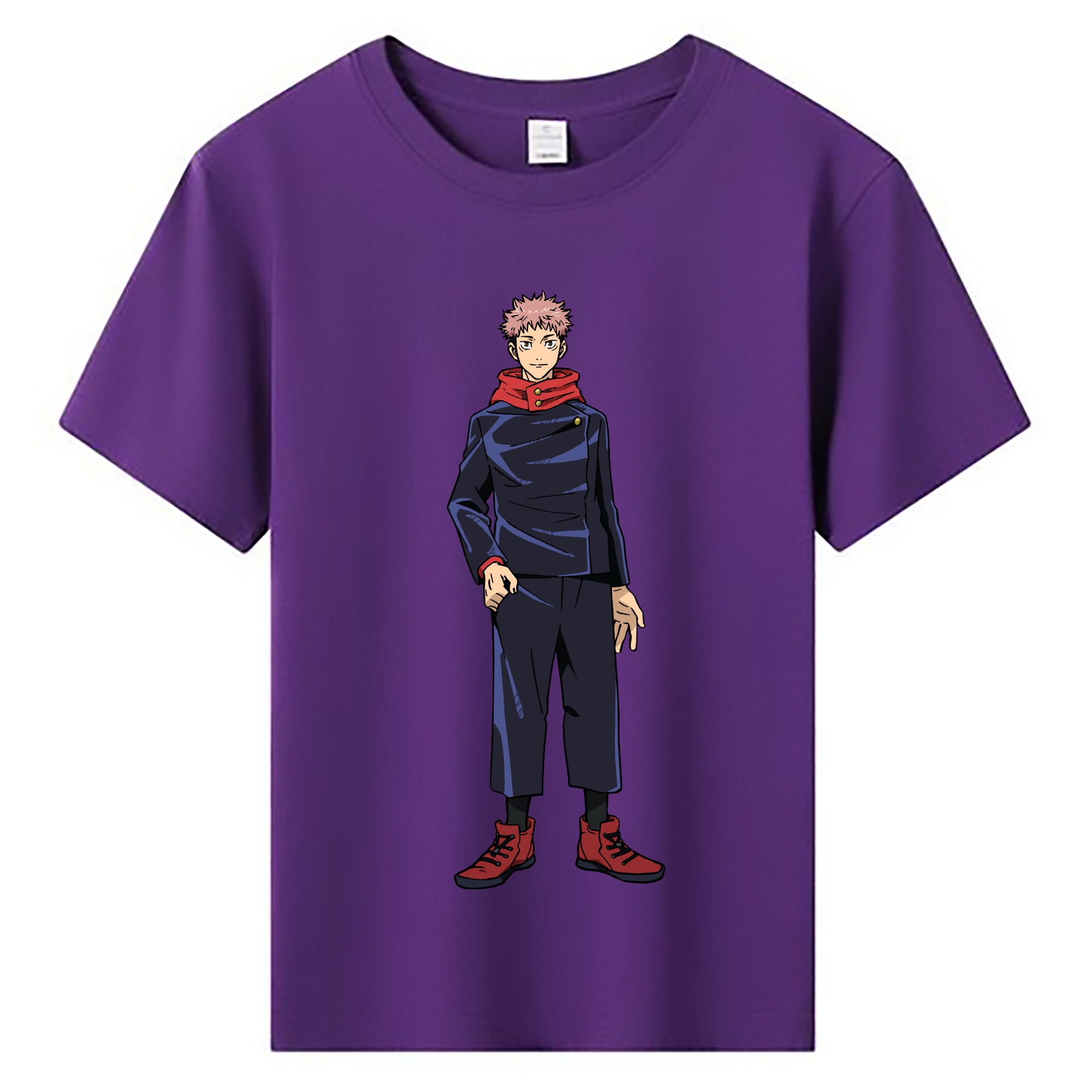 （画像用） 呪術廻戦 Jujutsu Kaisen 綿100％キッズTシャツ（フロントプリント）
