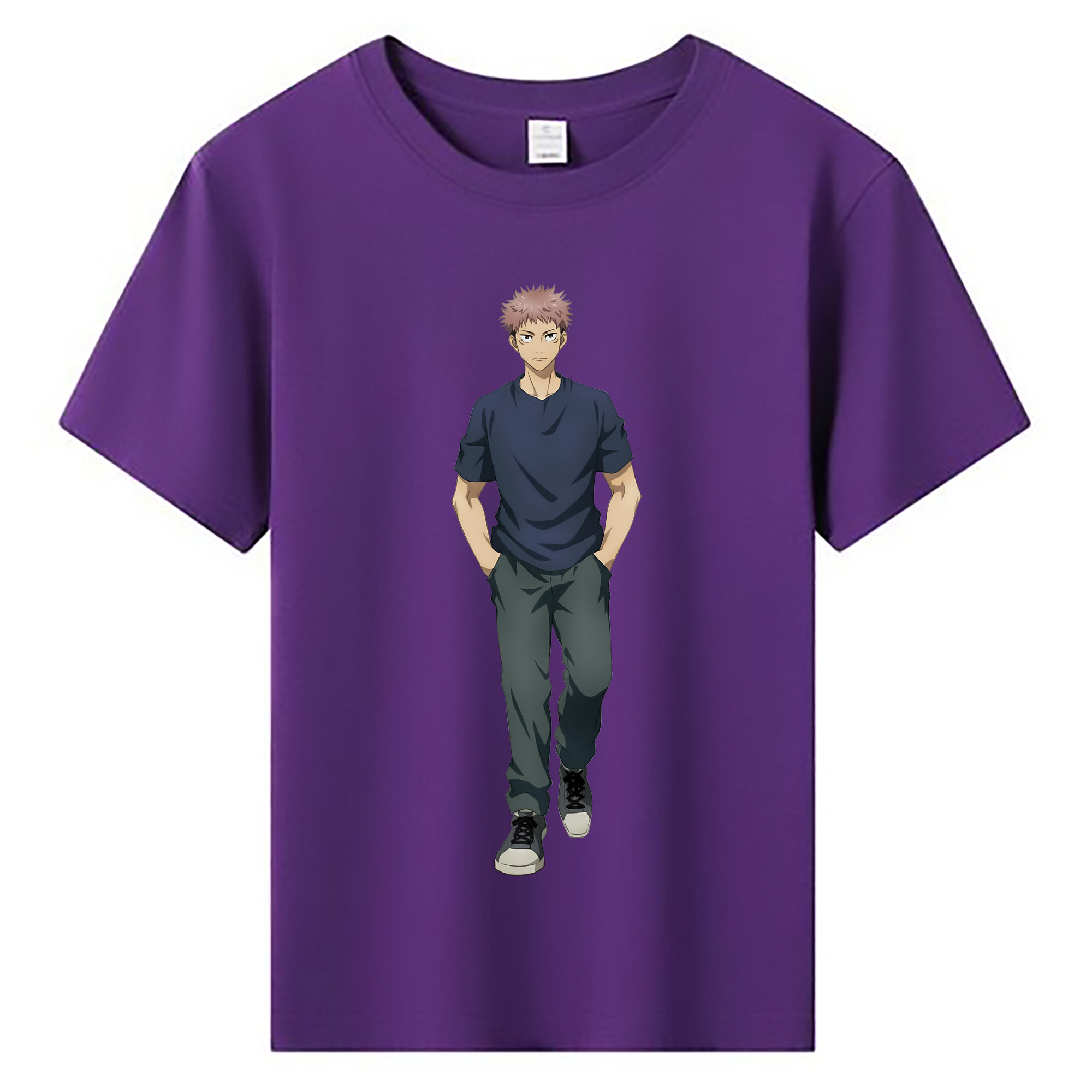 （画像用） 呪術廻戦 Jujutsu Kaisen 綿100％キッズTシャツ（フロントプリント）