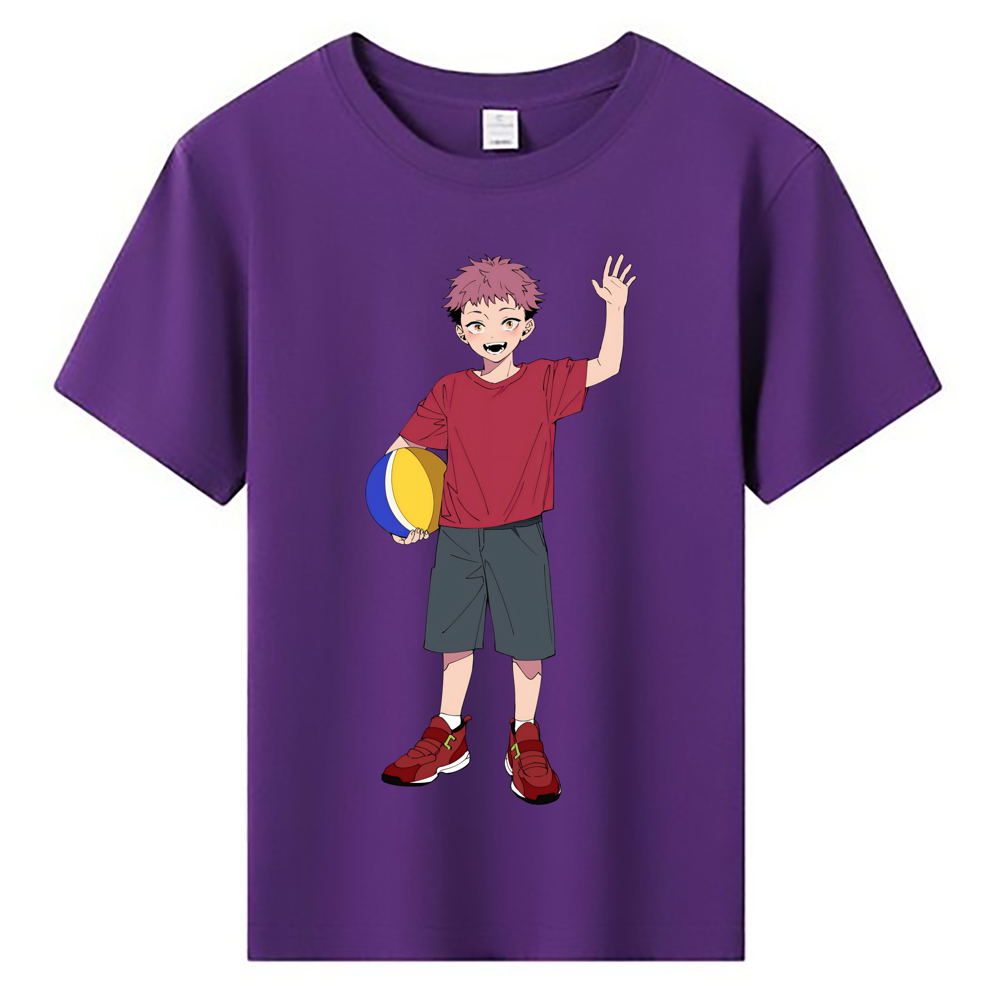 （画像用） 呪術廻戦 Jujutsu Kaisen 綿100％キッズTシャツ（フロントプリント）
