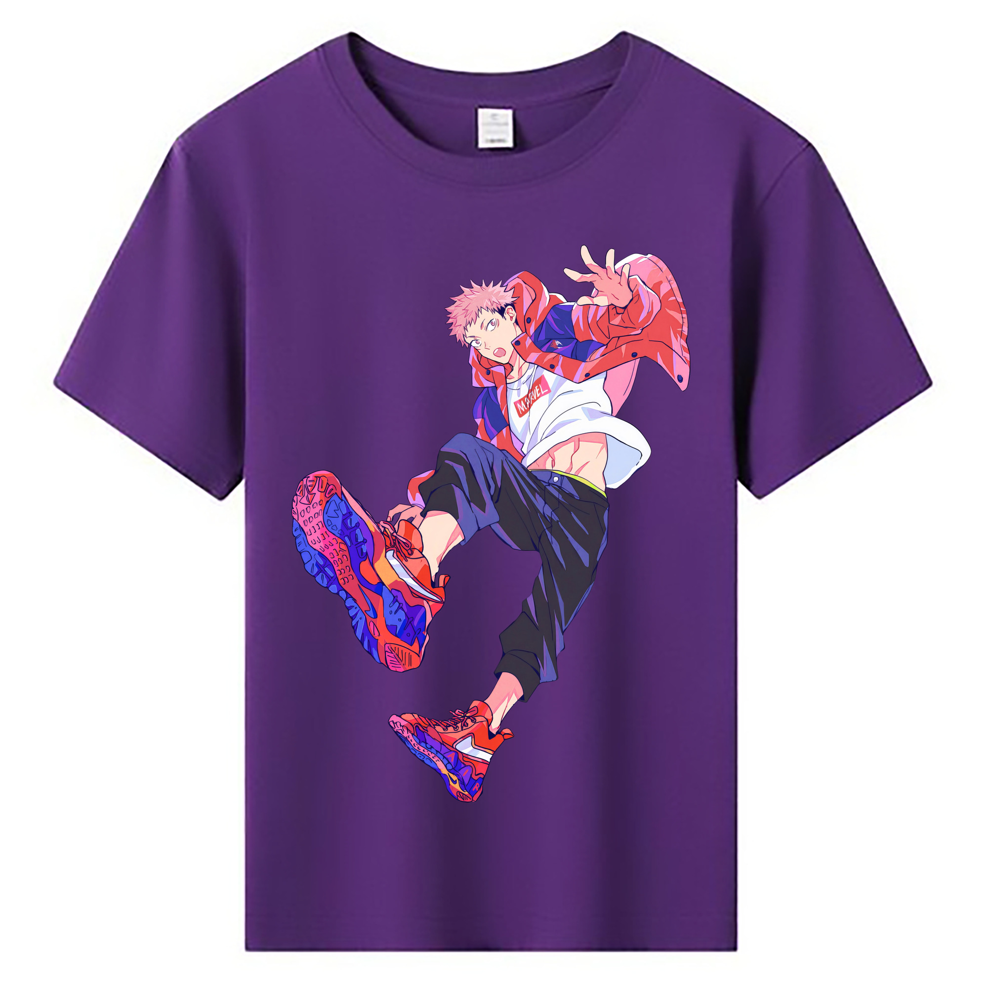（画像用） 呪術廻戦 Jujutsu Kaisen 綿100％キッズTシャツ（フロントプリント）