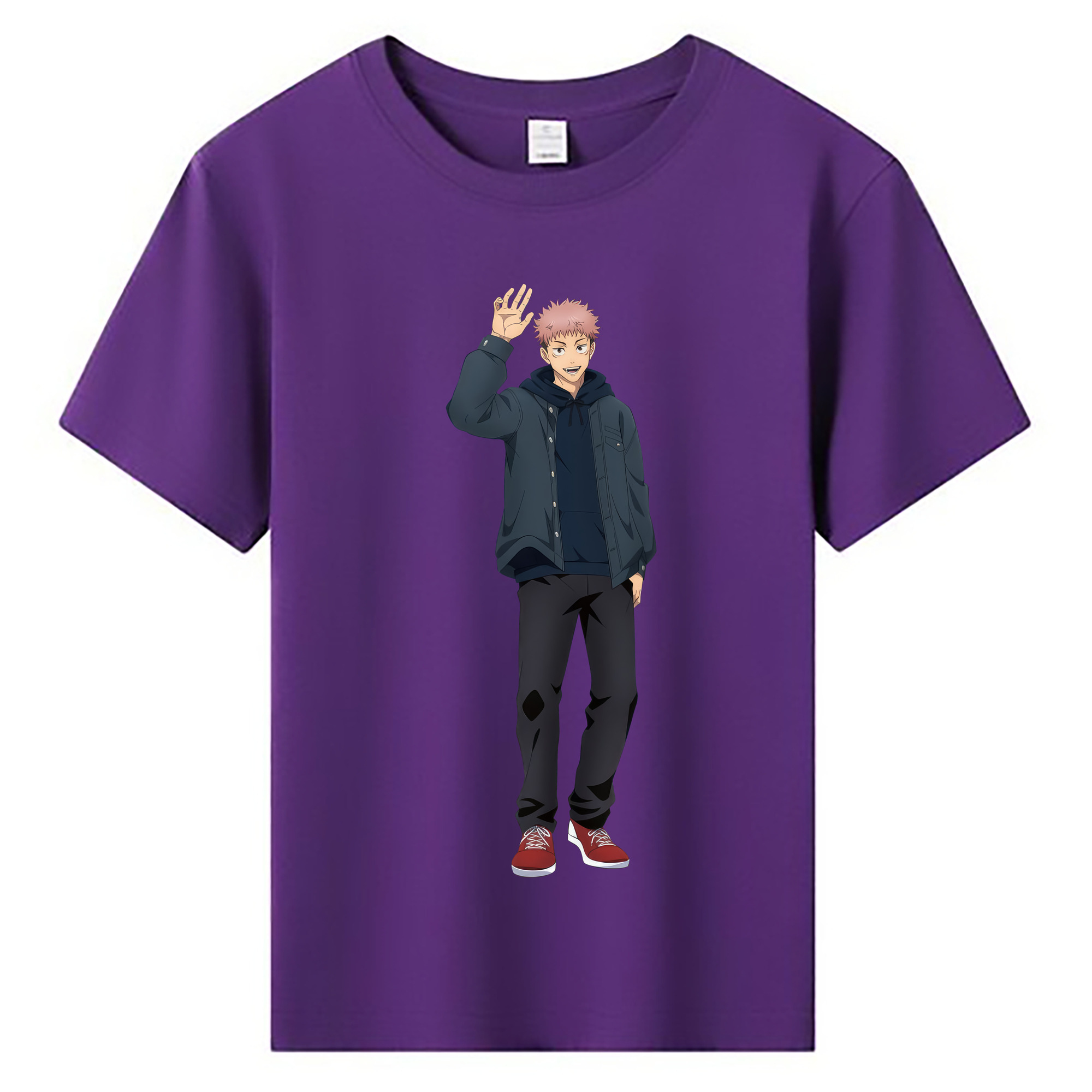 （画像用） 呪術廻戦 Jujutsu Kaisen 綿100％キッズTシャツ（フロントプリント）