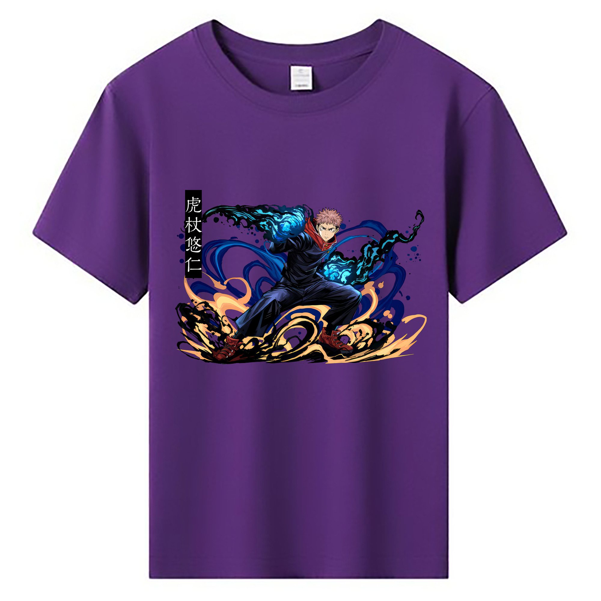 （画像用） 呪術廻戦 Jujutsu Kaisen 綿100％キッズTシャツ（フロントプリント）