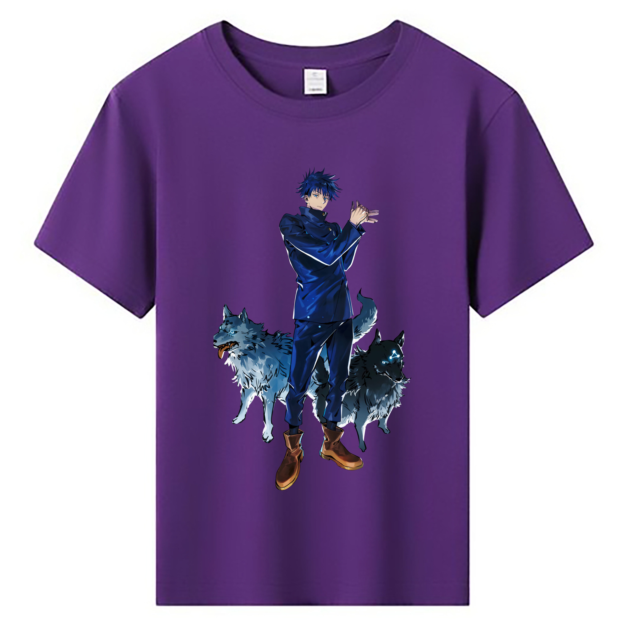 （画像用） 呪術廻戦 Jujutsu Kaisen 綿100％キッズTシャツ（フロントプリント）