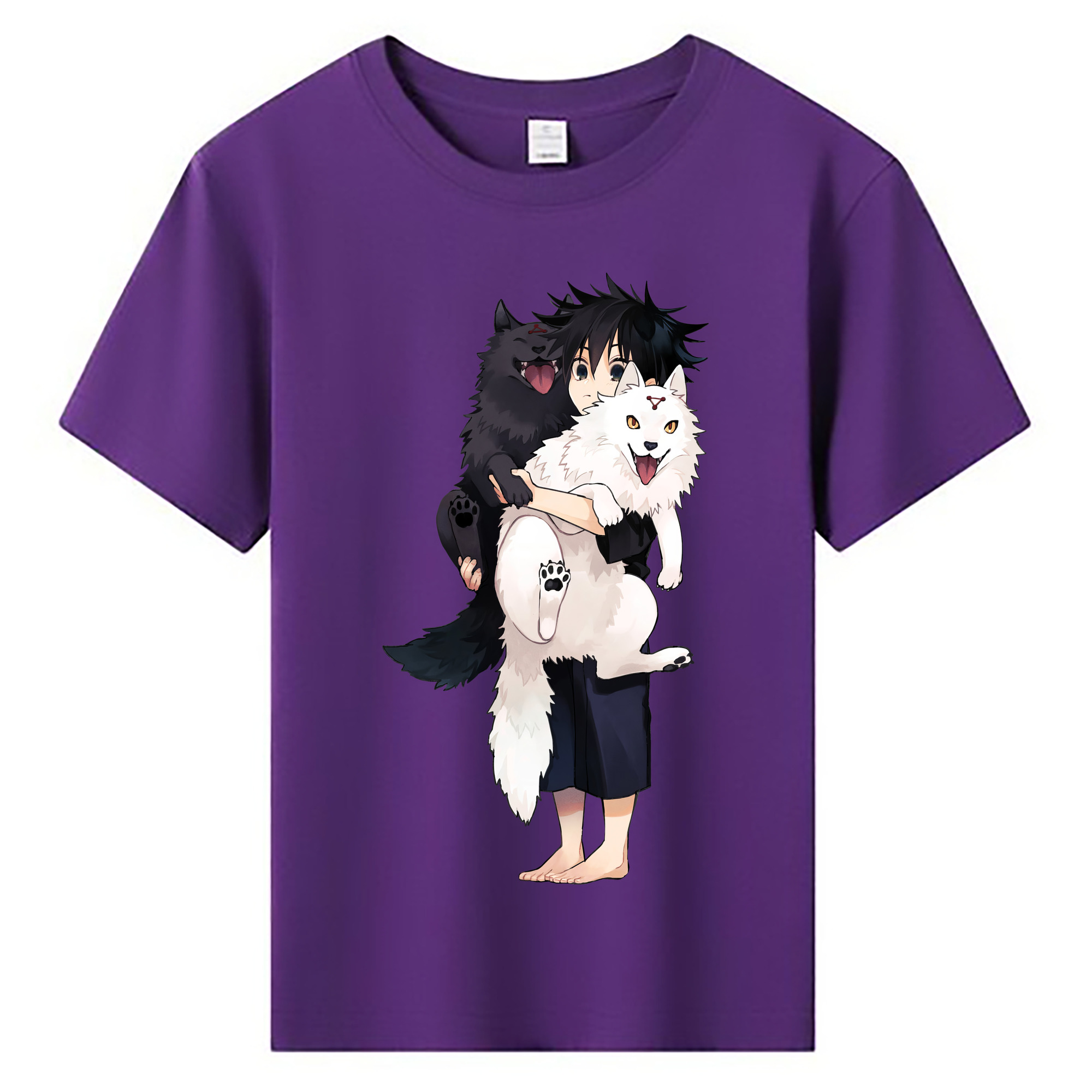 （画像用） 呪術廻戦 Jujutsu Kaisen 綿100％キッズTシャツ（フロントプリント）