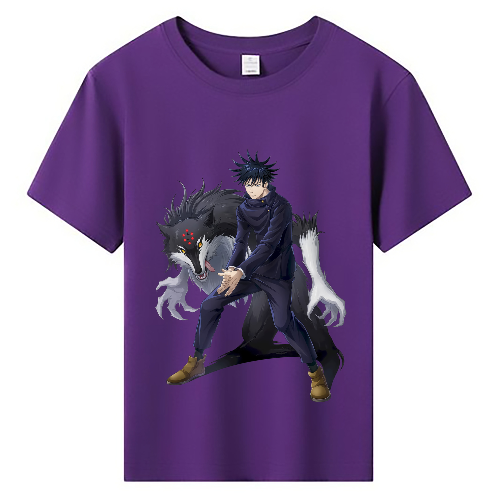 （画像用） 呪術廻戦 Jujutsu Kaisen 綿100％キッズTシャツ（フロントプリント）