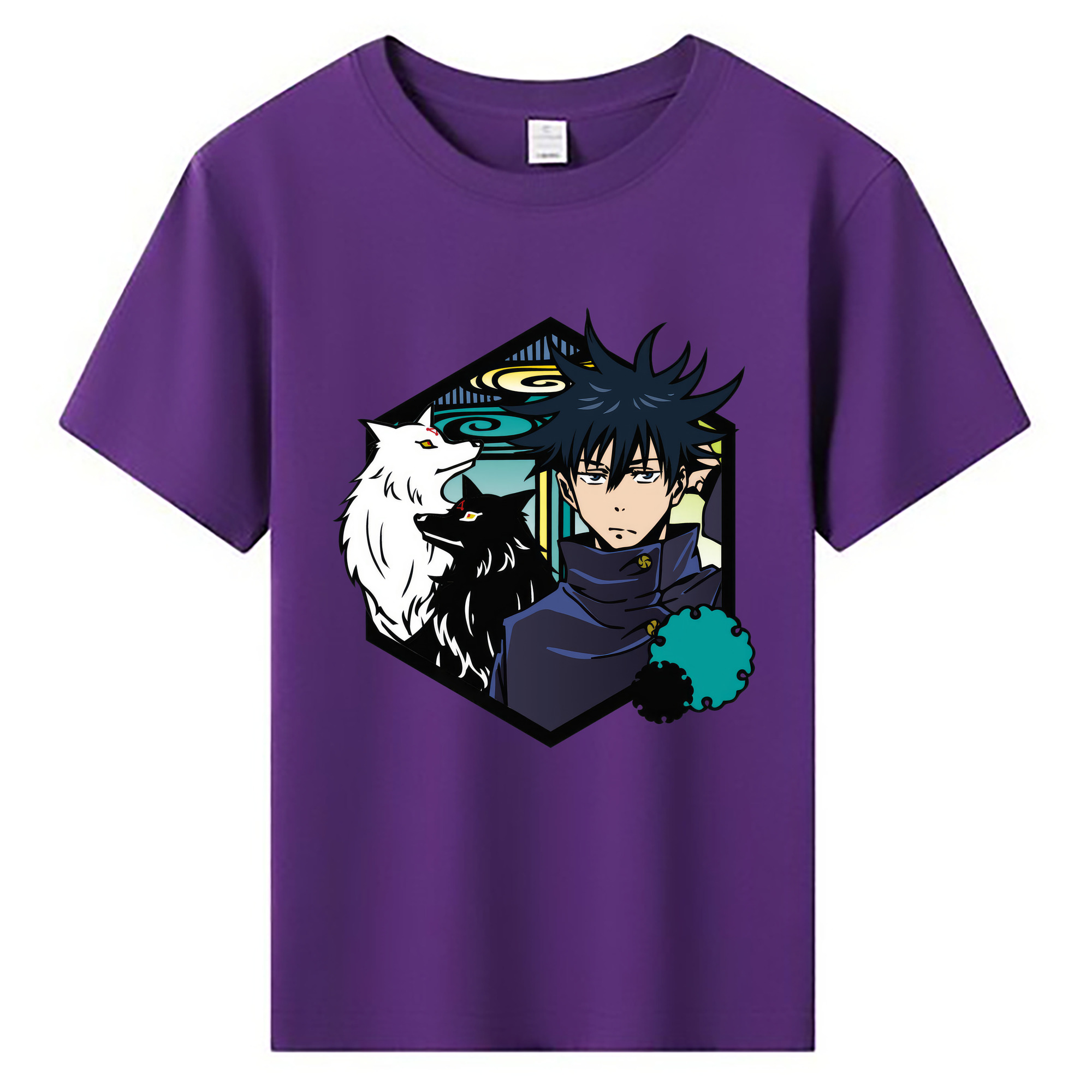 （画像用） 呪術廻戦 Jujutsu Kaisen 綿100％キッズTシャツ（フロントプリント）