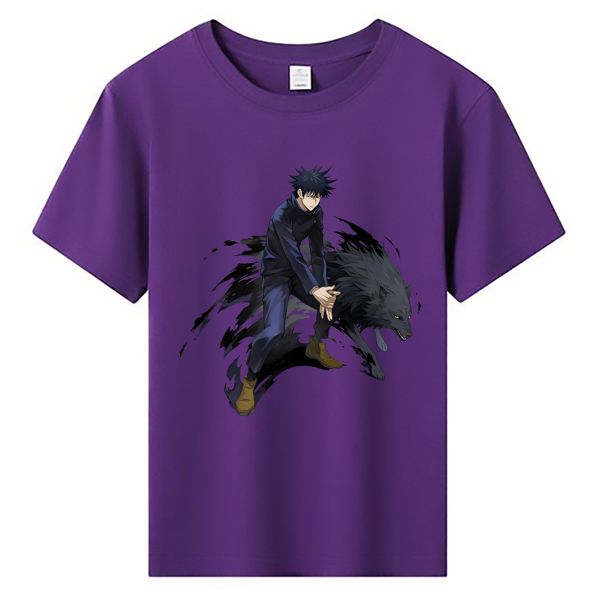 （画像用） 呪術廻戦 Jujutsu Kaisen 綿100％キッズTシャツ（フロントプリント）