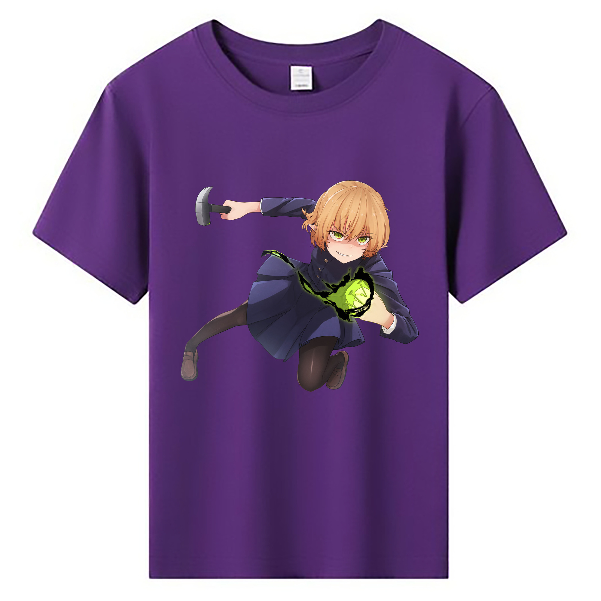 （画像用） 呪術廻戦 Jujutsu Kaisen 綿100％キッズTシャツ（フロントプリント）