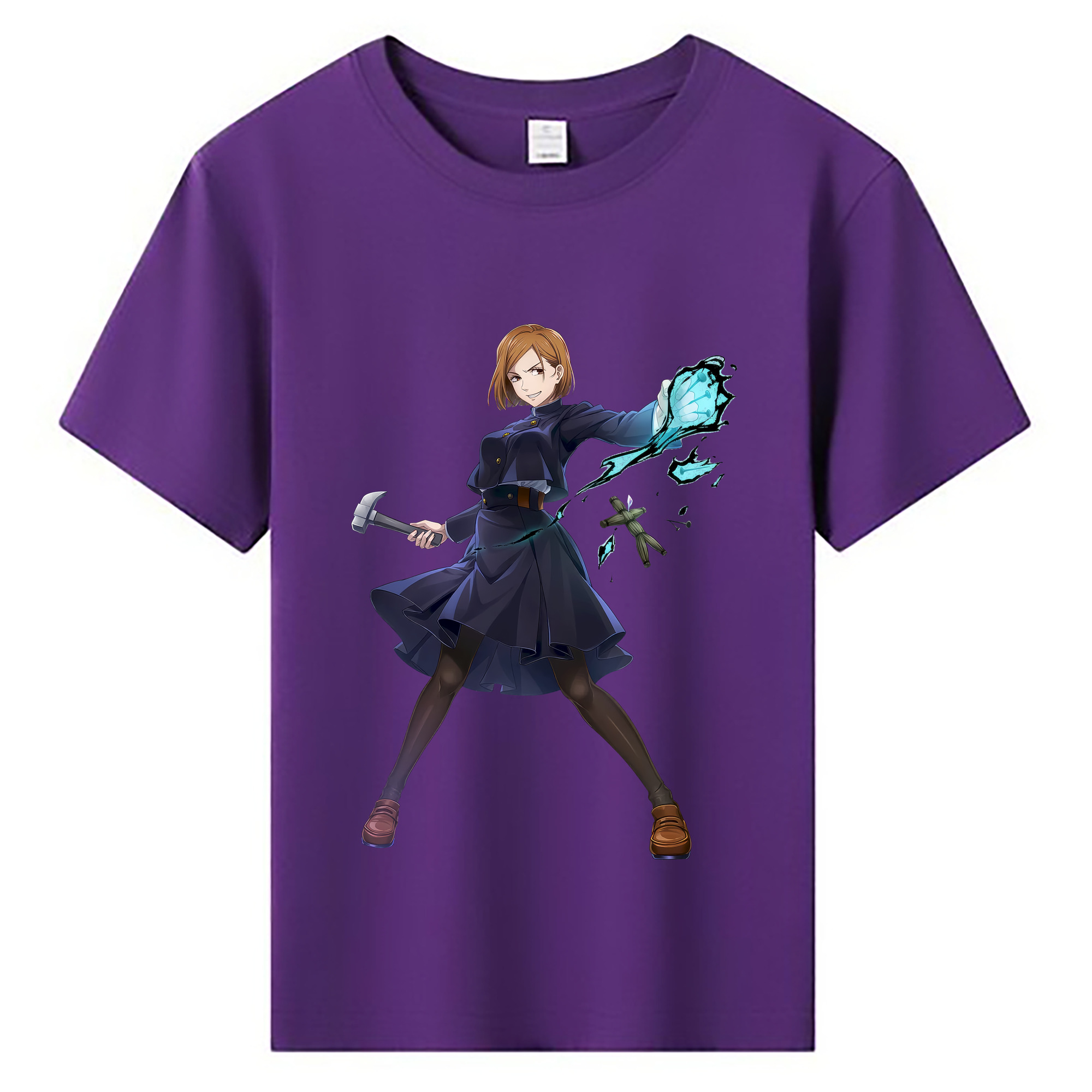 （画像用） 呪術廻戦 Jujutsu Kaisen 綿100％キッズTシャツ（フロントプリント）