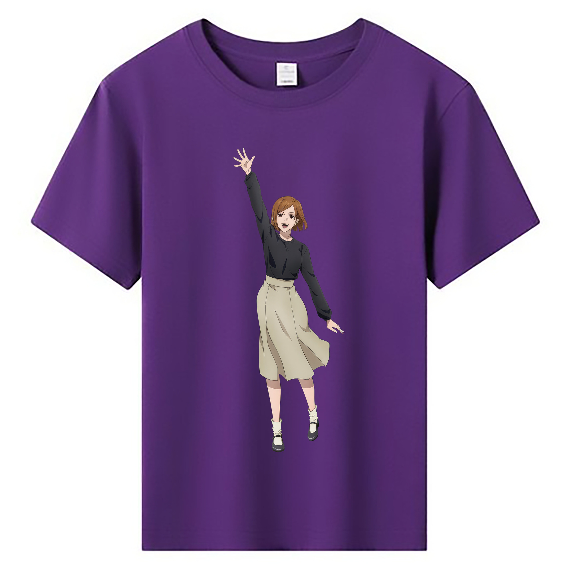 （画像用） 呪術廻戦 Jujutsu Kaisen 綿100％キッズTシャツ（フロントプリント）