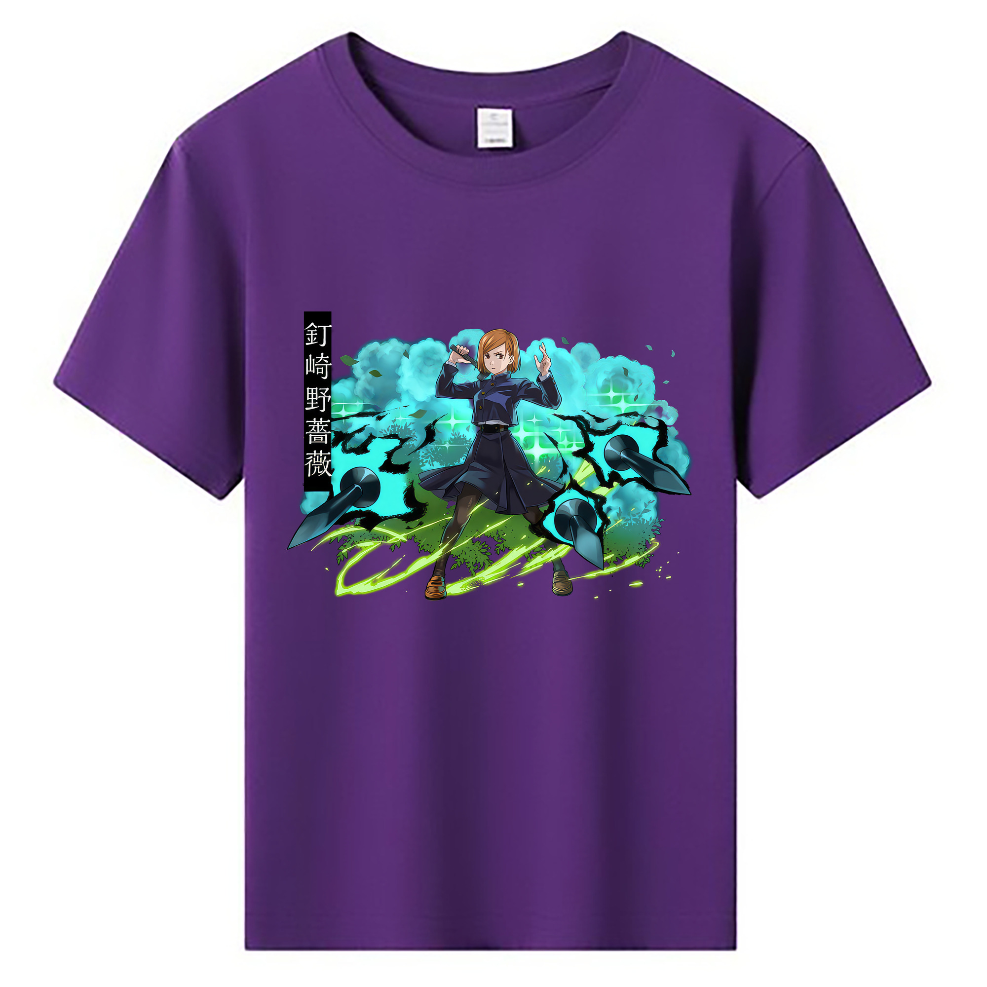 （画像用） 呪術廻戦 Jujutsu Kaisen 綿100％キッズTシャツ（フロントプリント）
