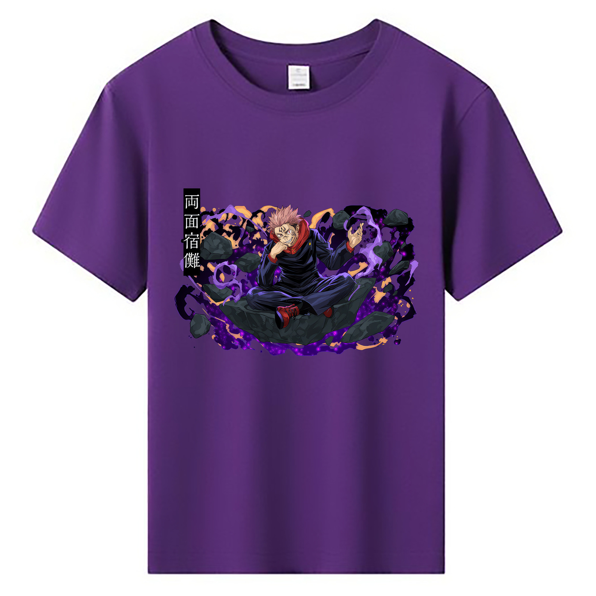 （画像用） 呪術廻戦 Jujutsu Kaisen 綿100％キッズTシャツ（フロントプリント）