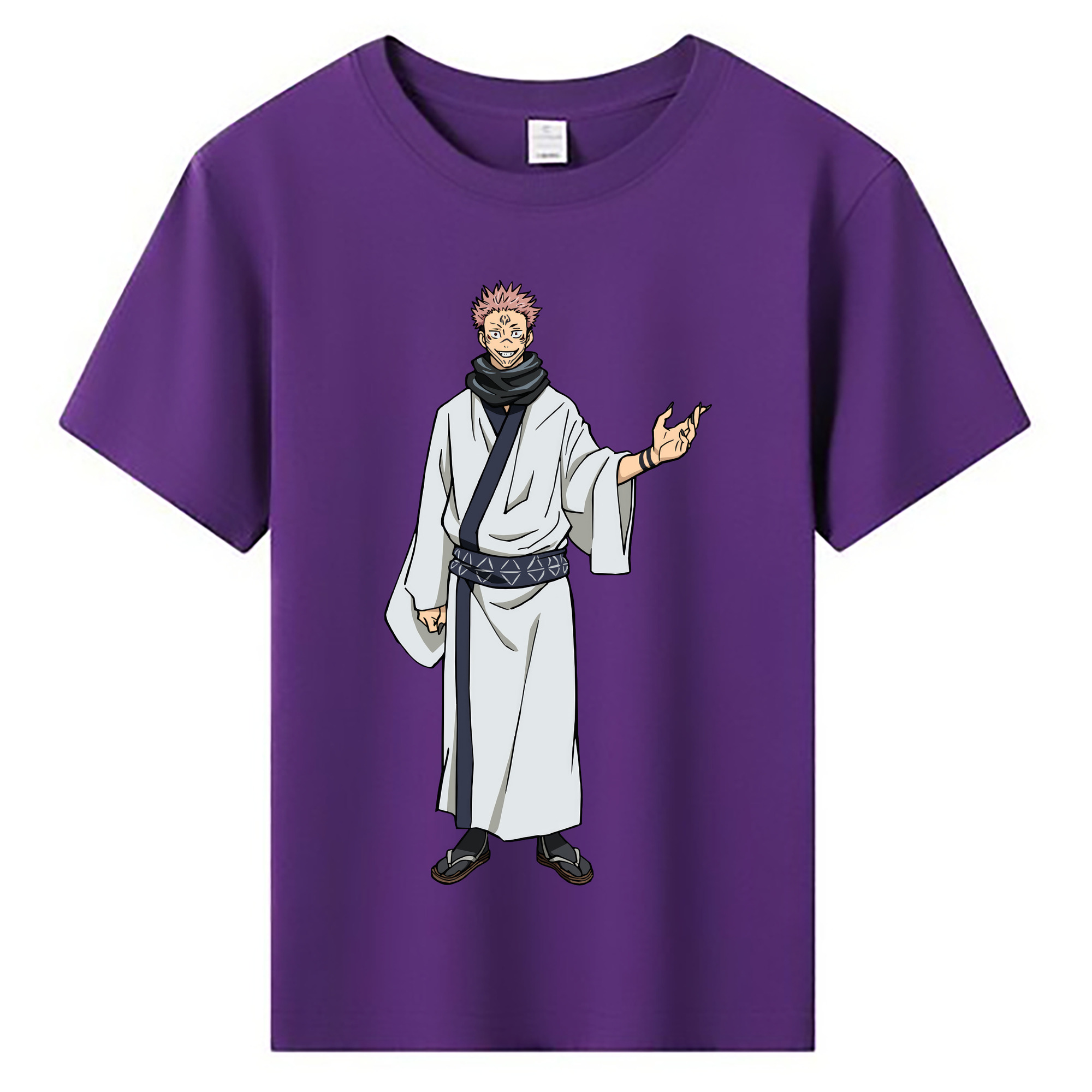 （画像用） 呪術廻戦 Jujutsu Kaisen 綿100％キッズTシャツ（フロントプリント）