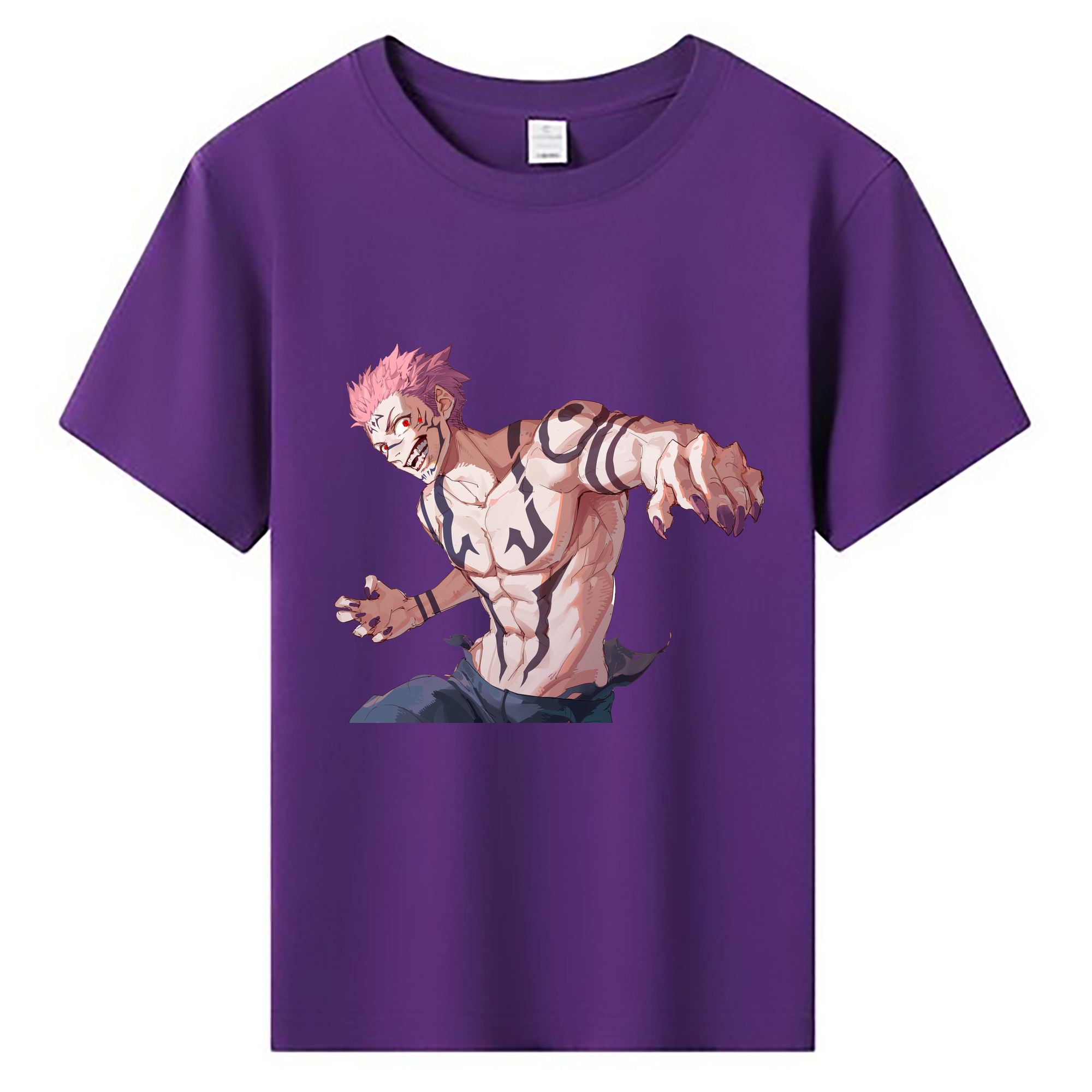 （画像用） 呪術廻戦 Jujutsu Kaisen 綿100％キッズTシャツ（フロントプリント）