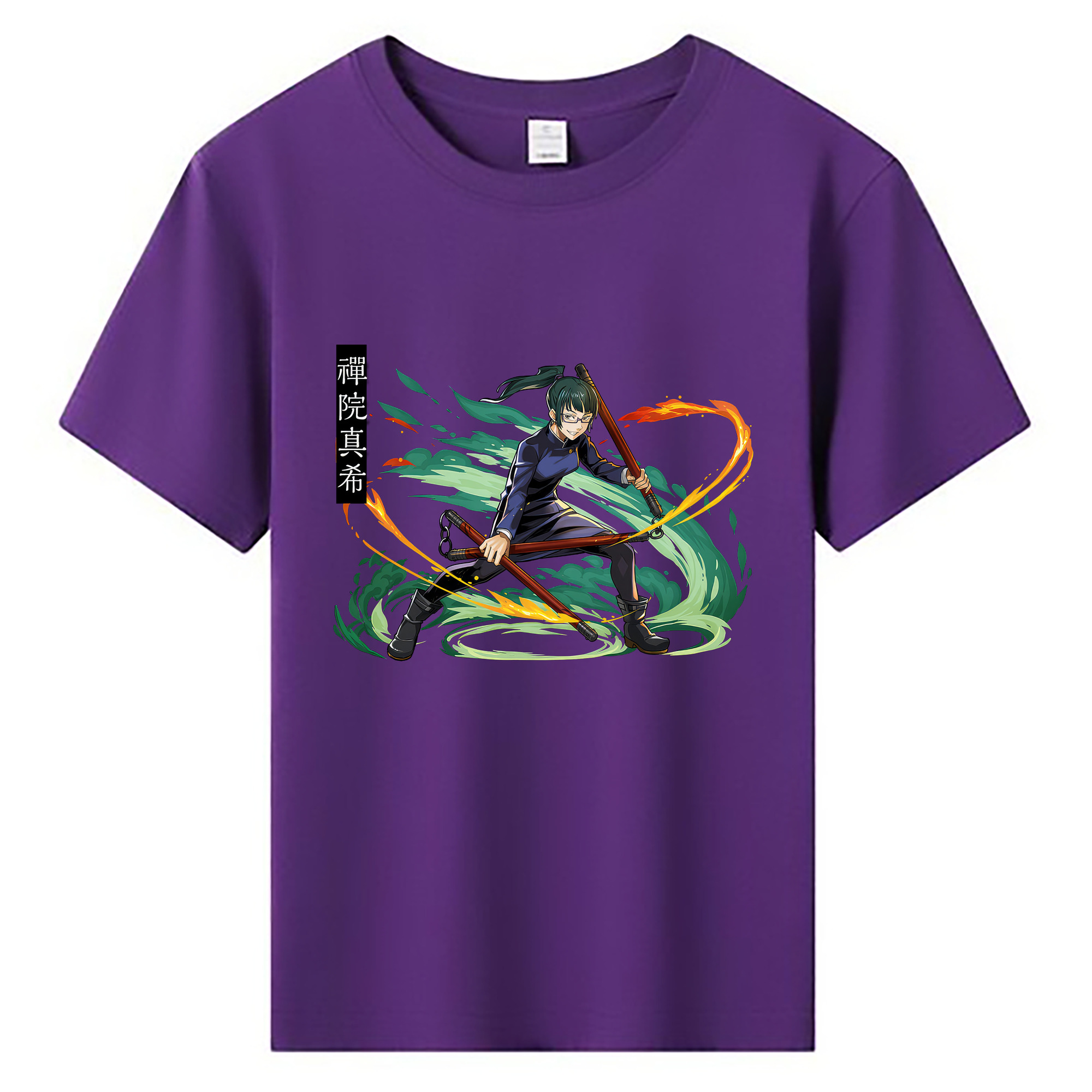 （画像用） 呪術廻戦 Jujutsu Kaisen 綿100％キッズTシャツ（フロントプリント）