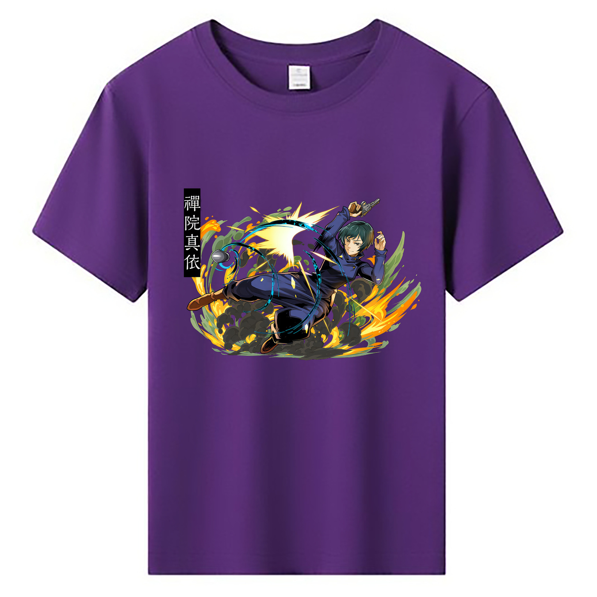 （画像用） 呪術廻戦 Jujutsu Kaisen 綿100％キッズTシャツ（フロントプリント）