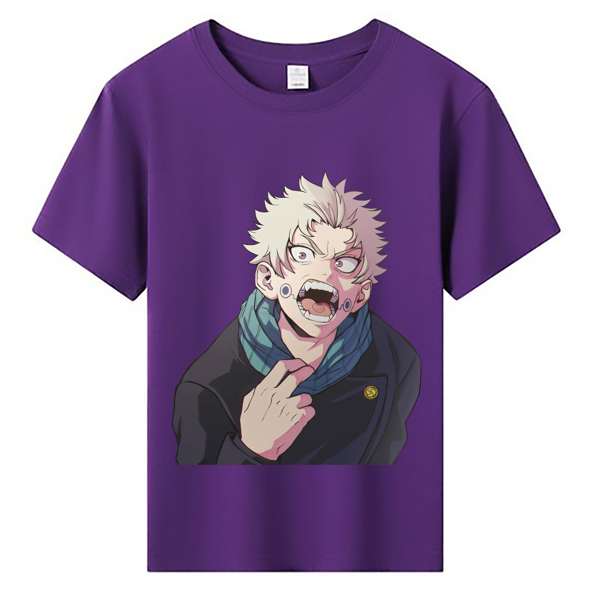 （画像用） 呪術廻戦 Jujutsu Kaisen 綿100％キッズTシャツ（フロントプリント）