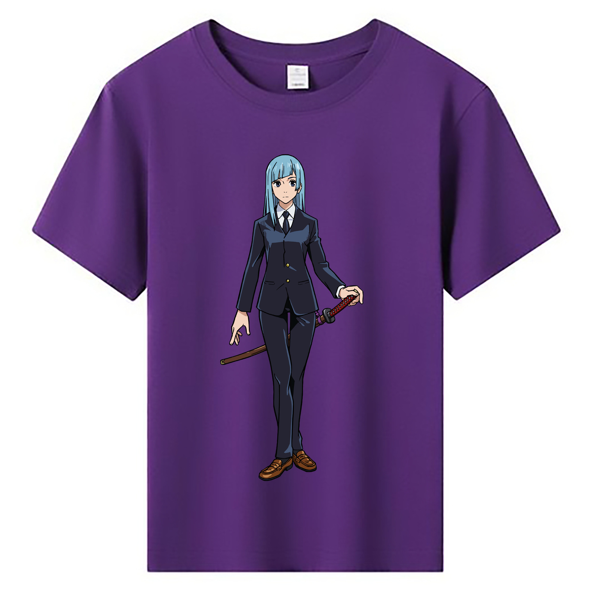 （画像用） 呪術廻戦 Jujutsu Kaisen 綿100％キッズTシャツ（フロントプリント）