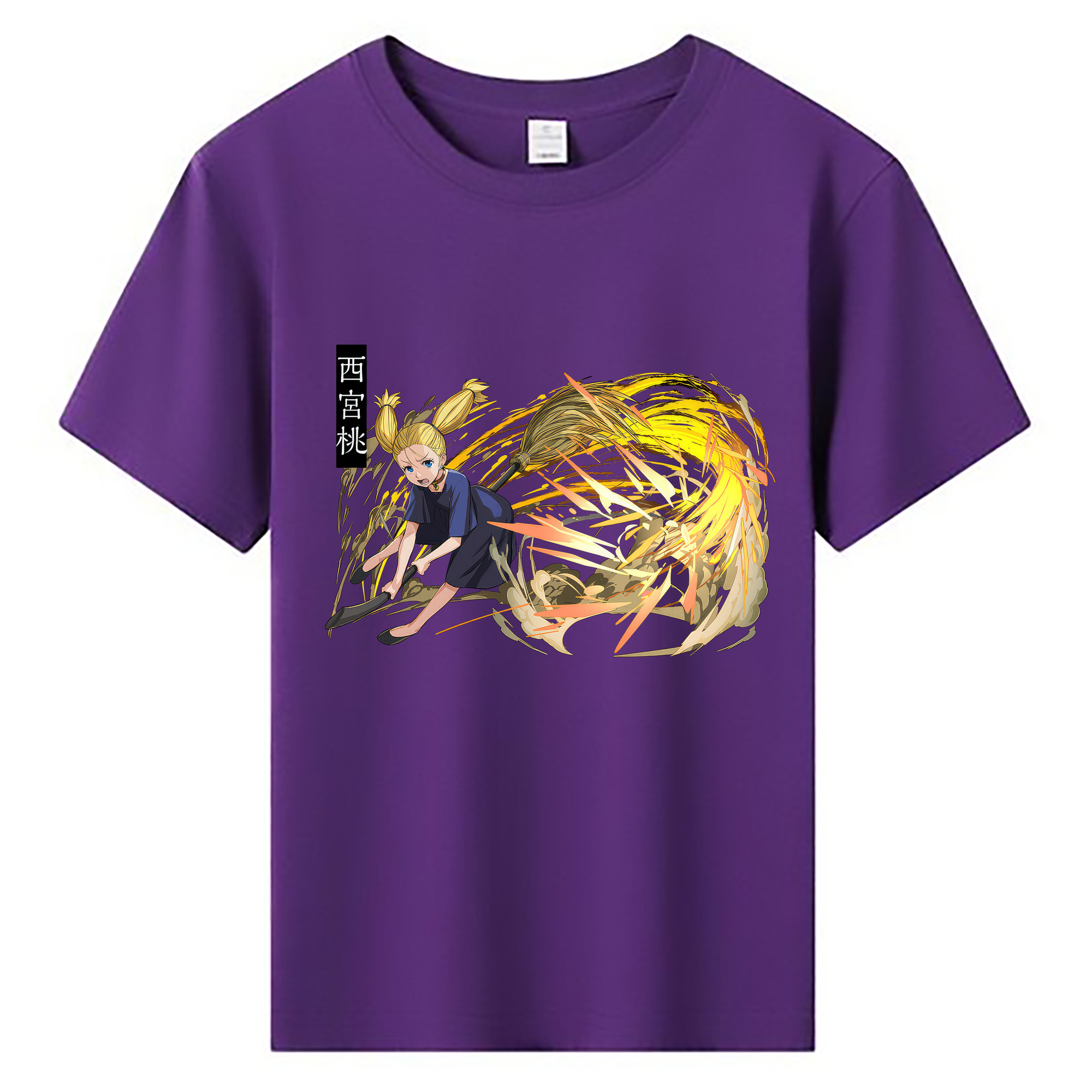 （画像用） 呪術廻戦 Jujutsu Kaisen 綿100％キッズTシャツ（フロントプリント）