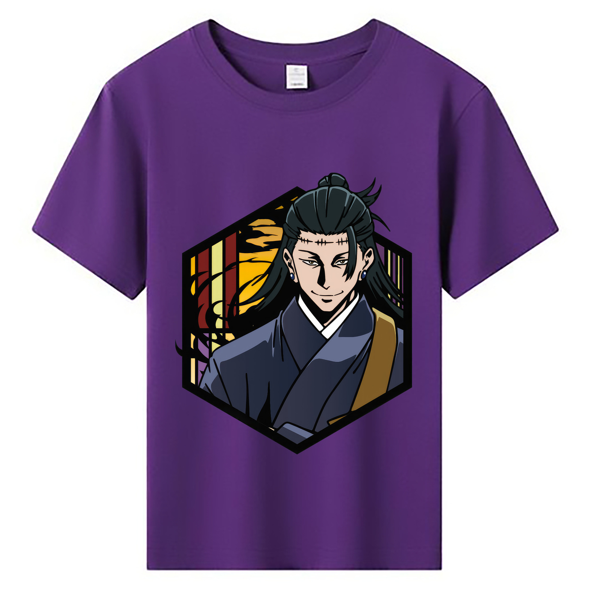（画像用） 呪術廻戦 Jujutsu Kaisen 綿100％キッズTシャツ（フロントプリント）
