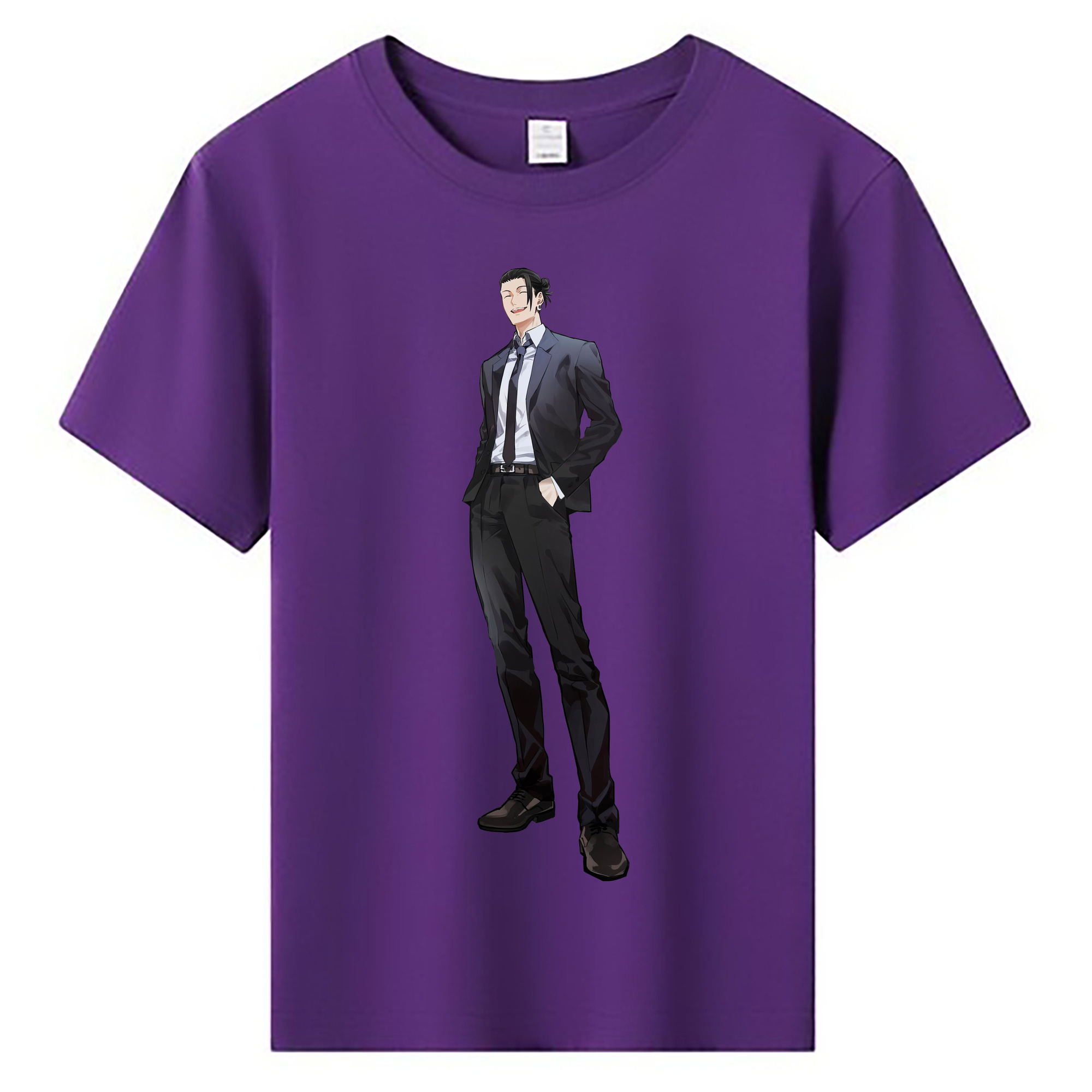 （画像用） 呪術廻戦 Jujutsu Kaisen 綿100％キッズTシャツ（フロントプリント）