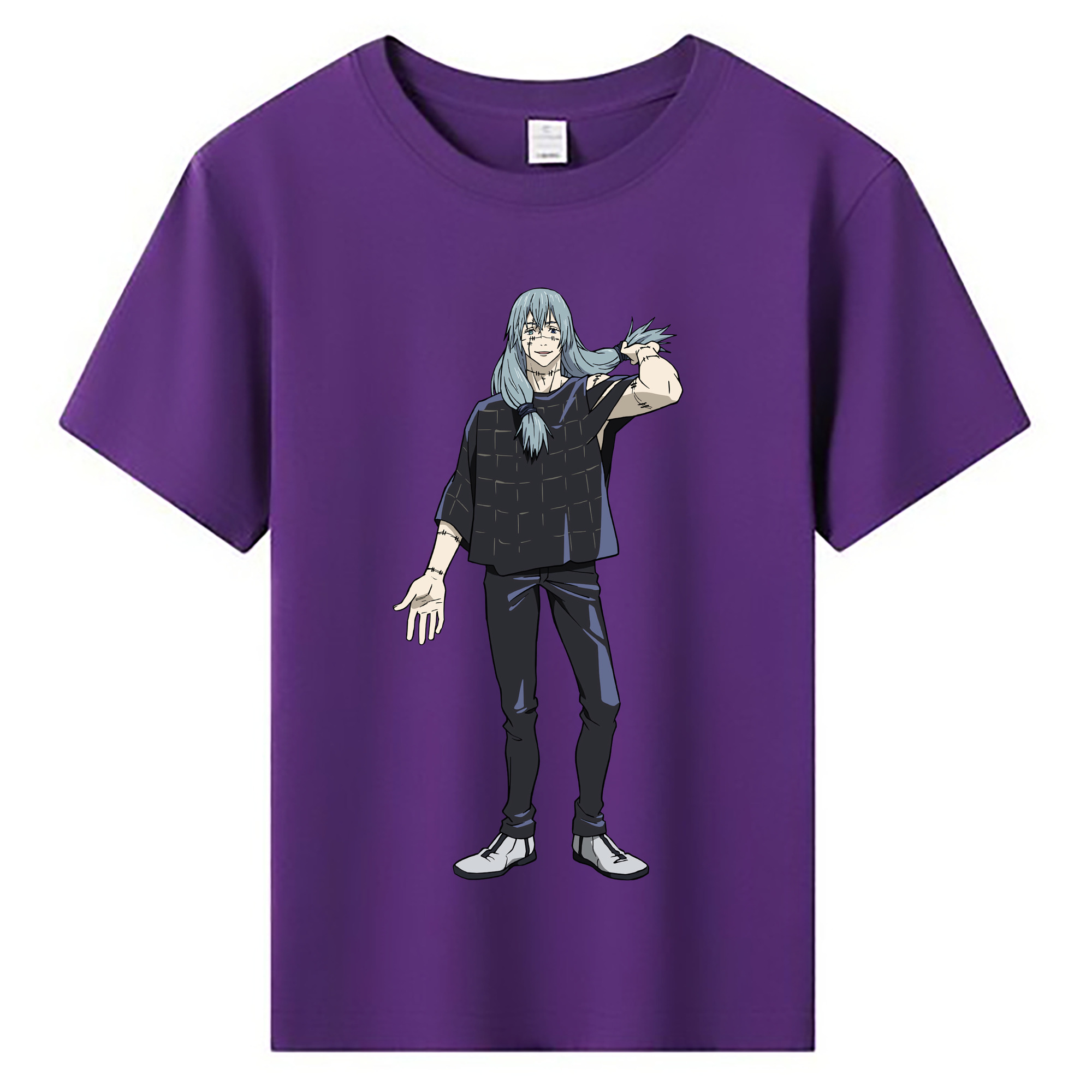 （画像用） 呪術廻戦 Jujutsu Kaisen 綿100％キッズTシャツ（フロントプリント）