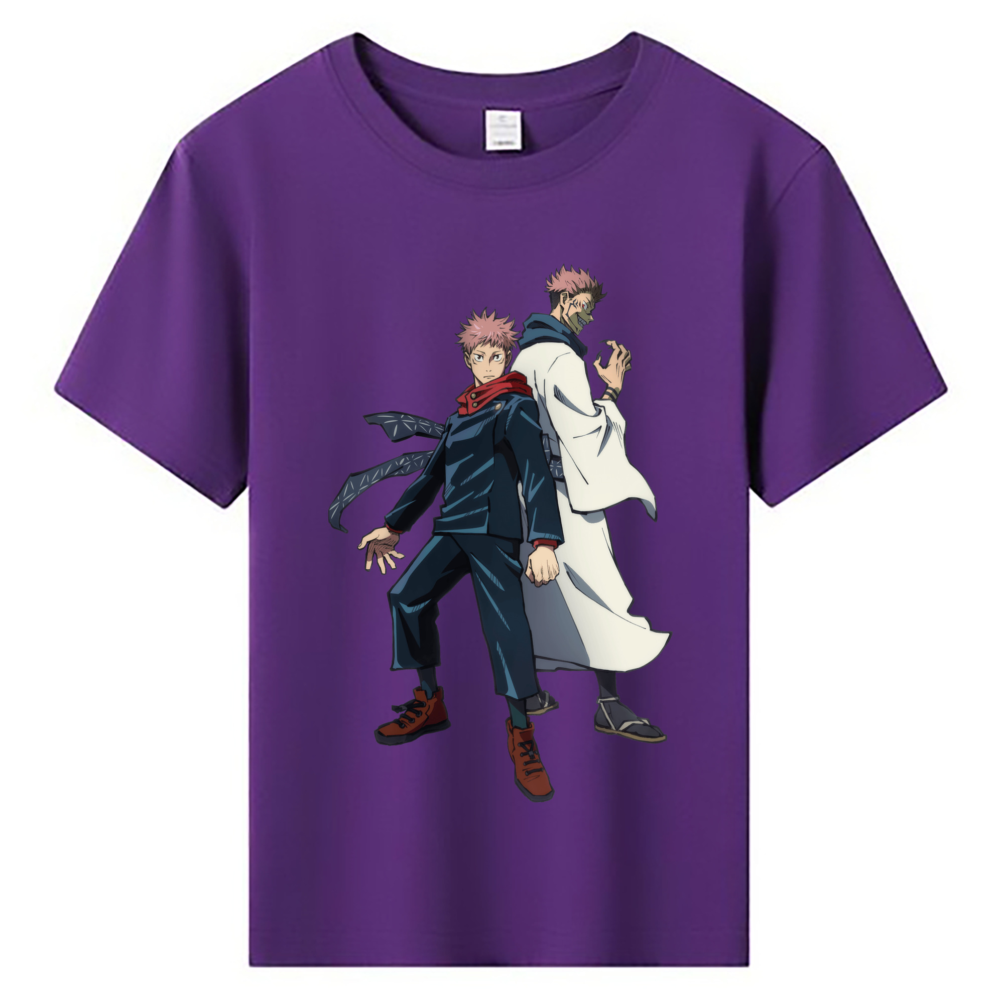 （画像用） 呪術廻戦 Jujutsu Kaisen 綿100％キッズTシャツ（フロントプリント）