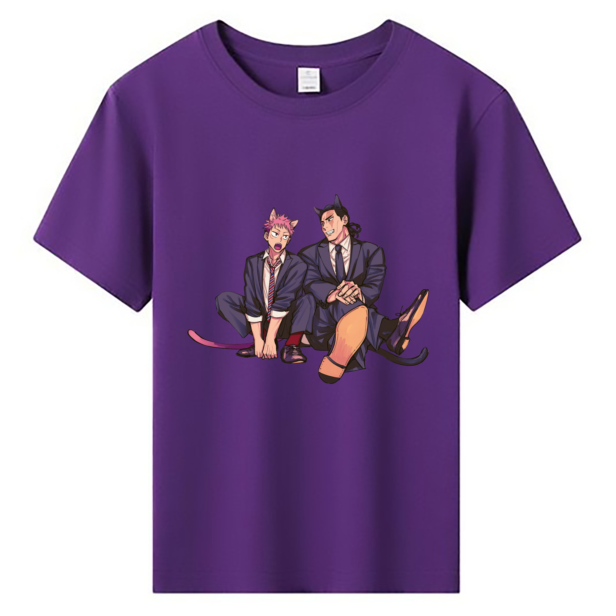 （画像用） 呪術廻戦 Jujutsu Kaisen 綿100％キッズTシャツ（フロントプリント）