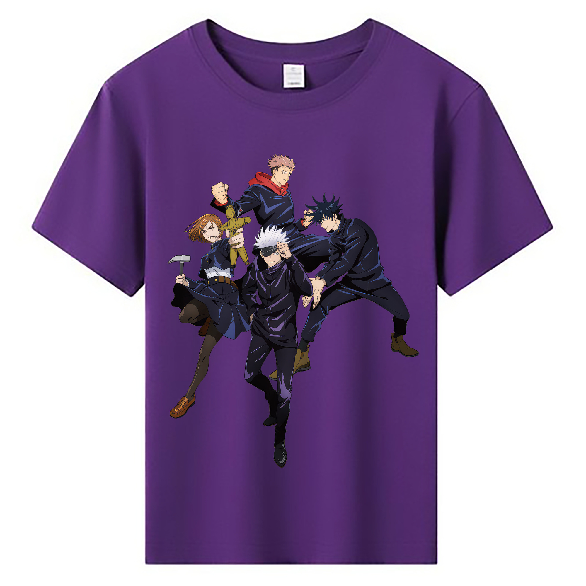 （画像用） 呪術廻戦 Jujutsu Kaisen 綿100％キッズTシャツ（フロントプリント）