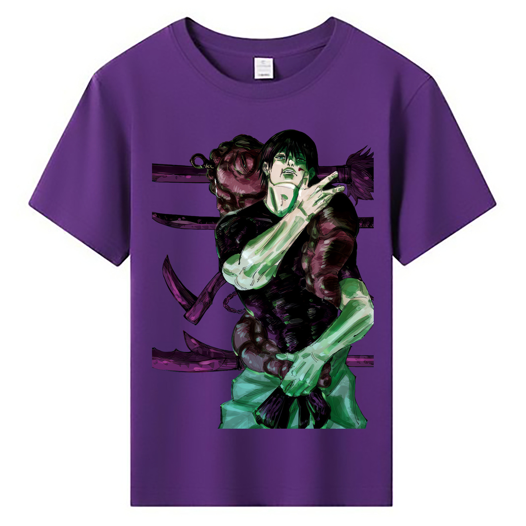 （画像用） 呪術廻戦 Jujutsu Kaisen 綿100％キッズTシャツ（フロントプリント）