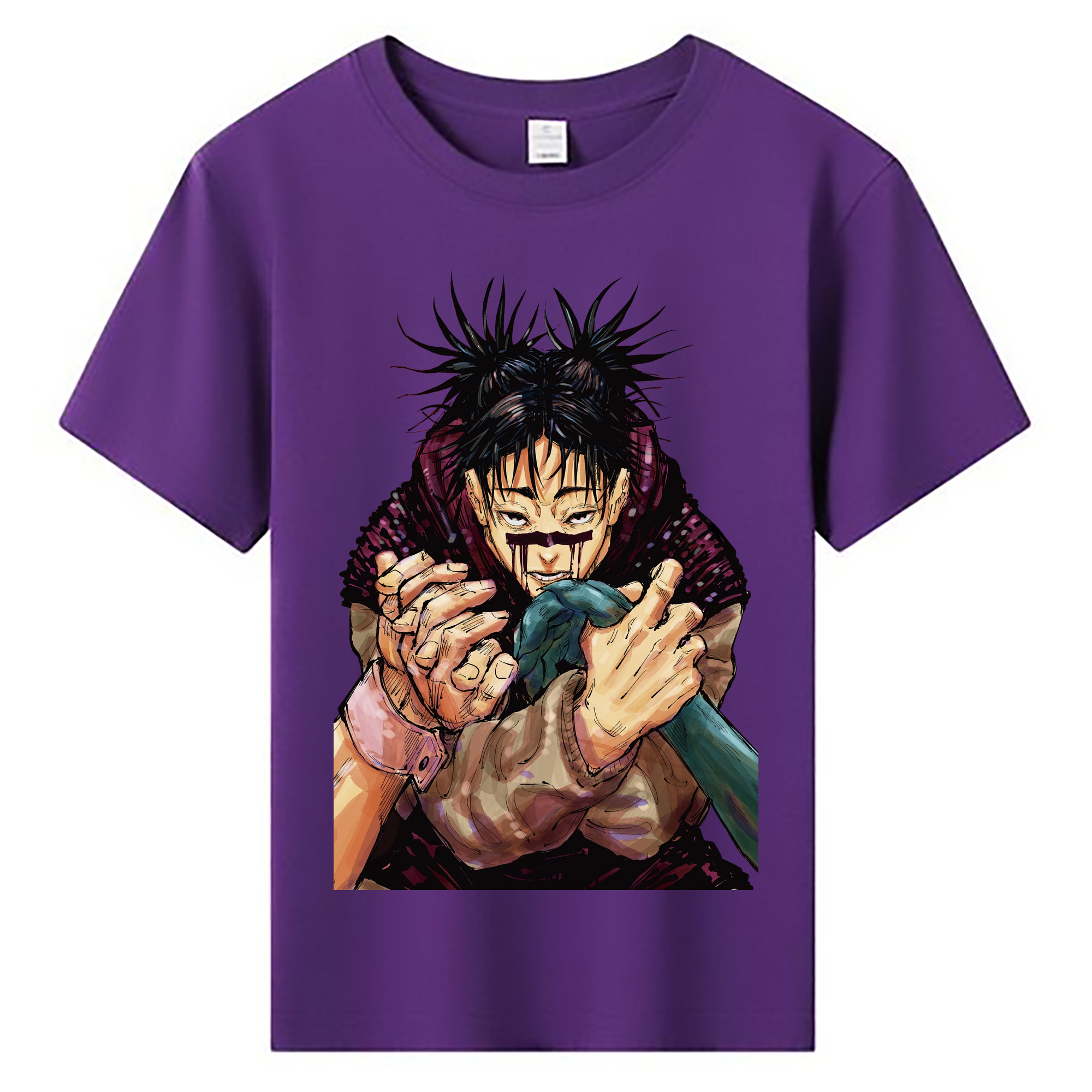 （画像用） 呪術廻戦 Jujutsu Kaisen 綿100％キッズTシャツ（フロントプリント）
