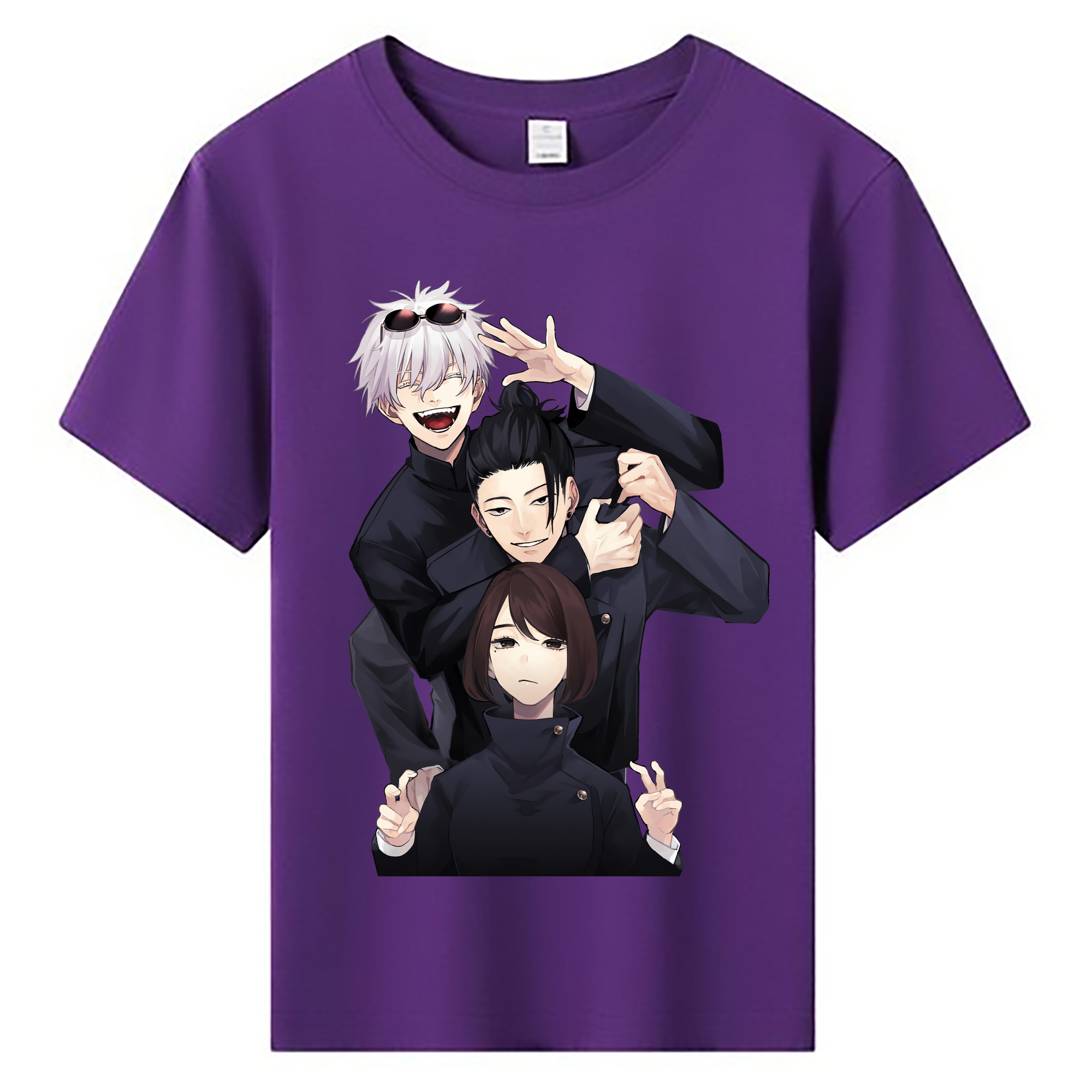 （画像用） 呪術廻戦 Jujutsu Kaisen 綿100％キッズTシャツ（フロントプリント）