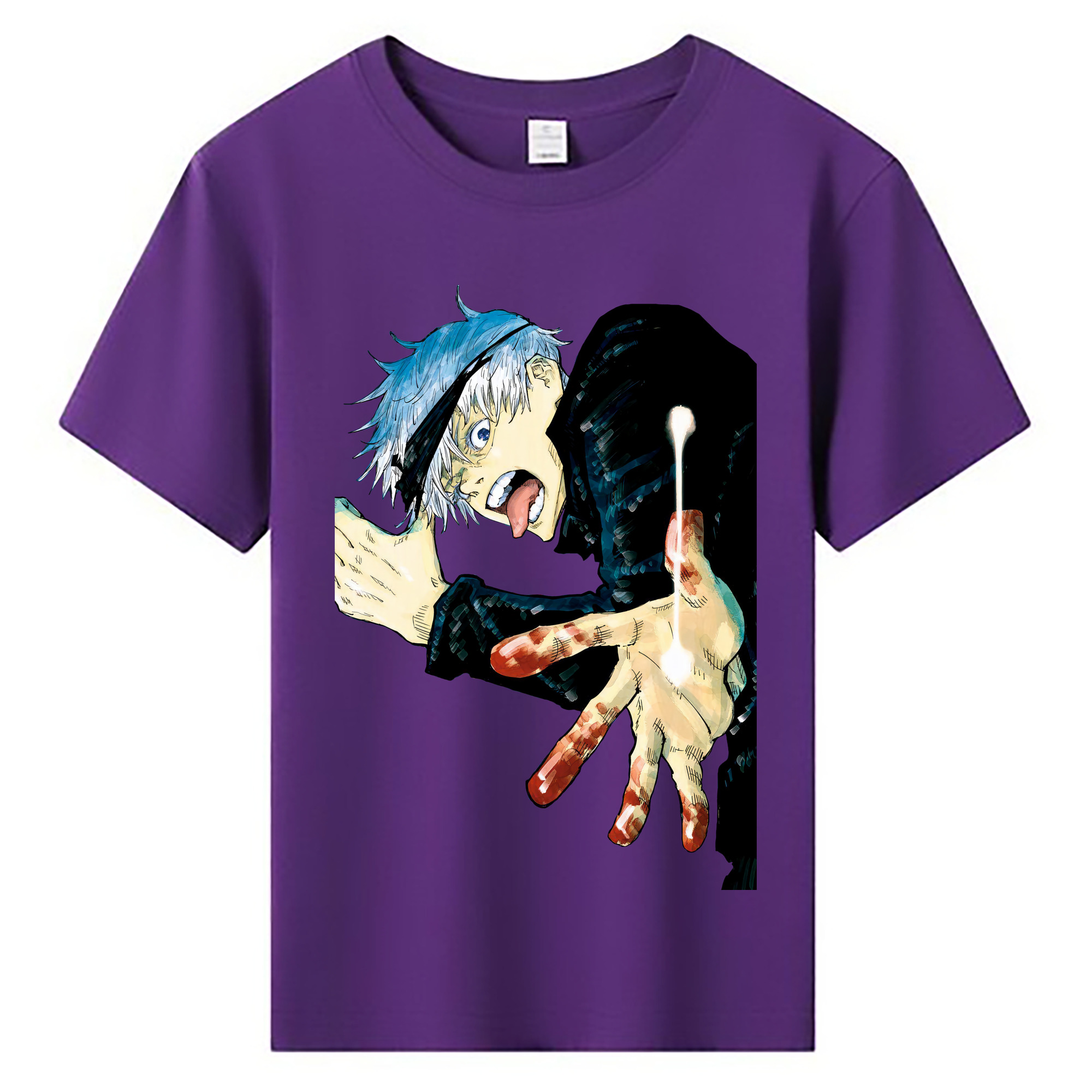 （画像用） 呪術廻戦 Jujutsu Kaisen 綿100％キッズTシャツ（フロントプリント）