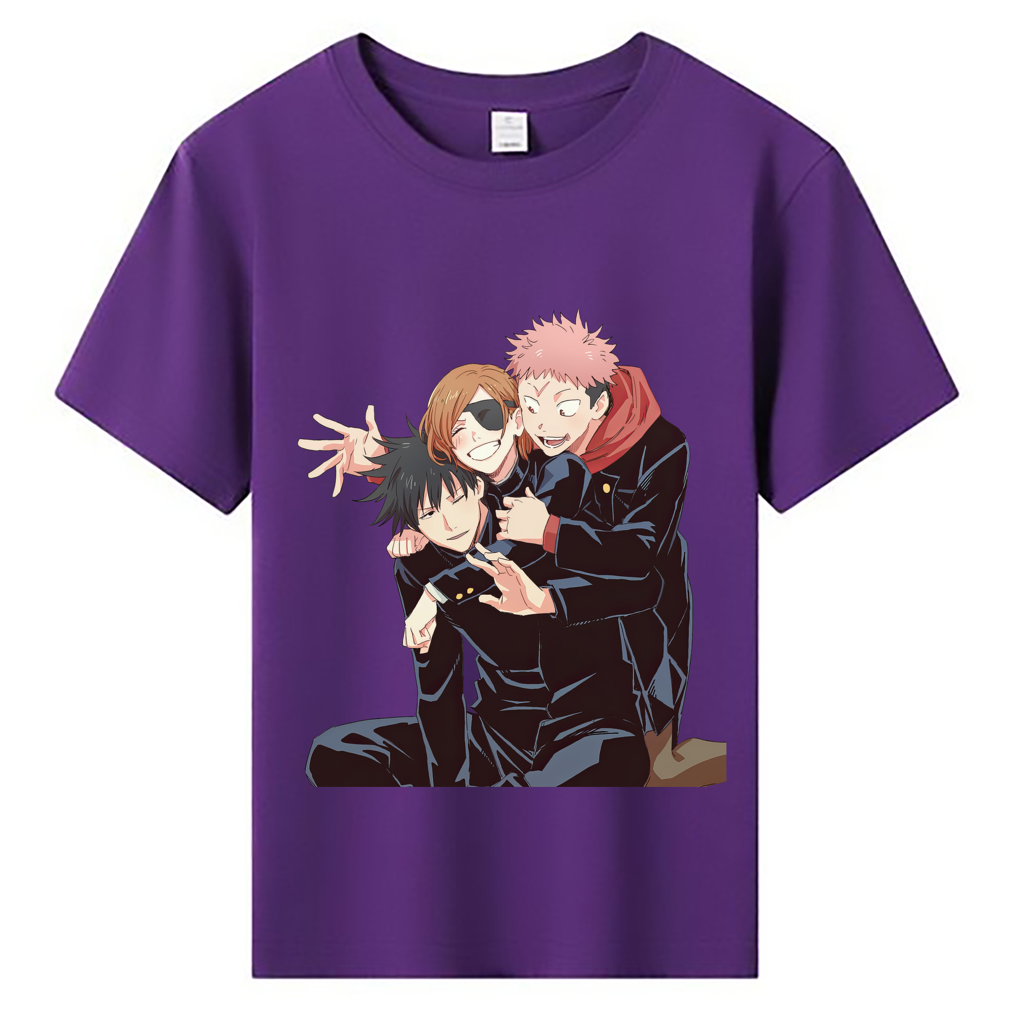 （画像用） 呪術廻戦 Jujutsu Kaisen 綿100％キッズTシャツ（フロントプリント）