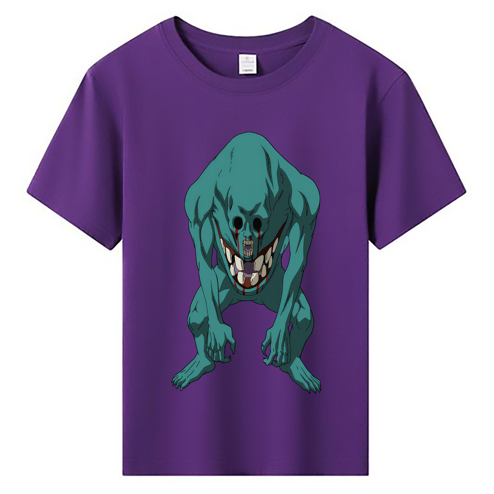 （画像用） 呪術廻戦 Jujutsu Kaisen 綿100％キッズTシャツ（フロントプリント）